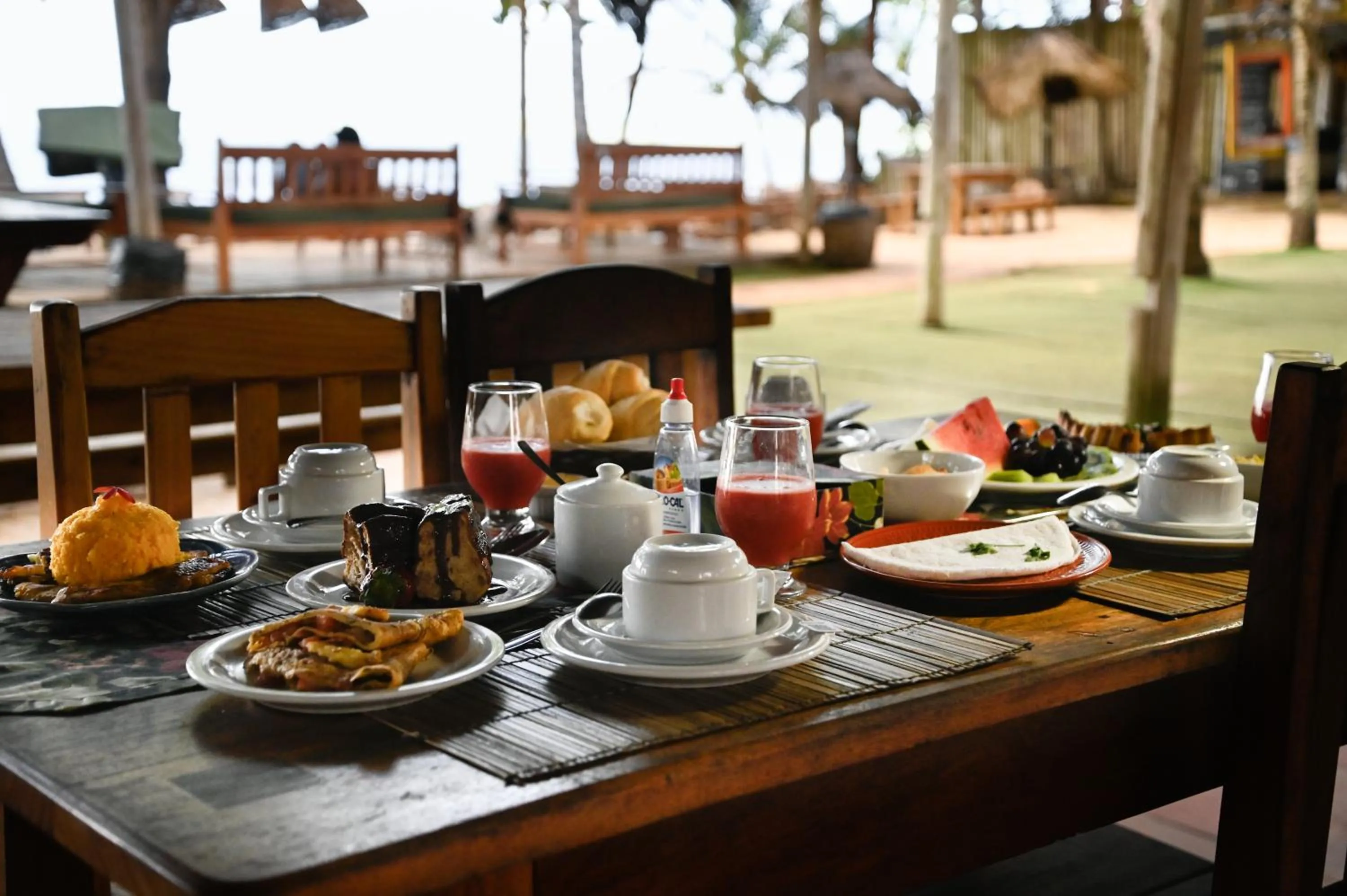 Food and drinks in Pousada Coco Brasil