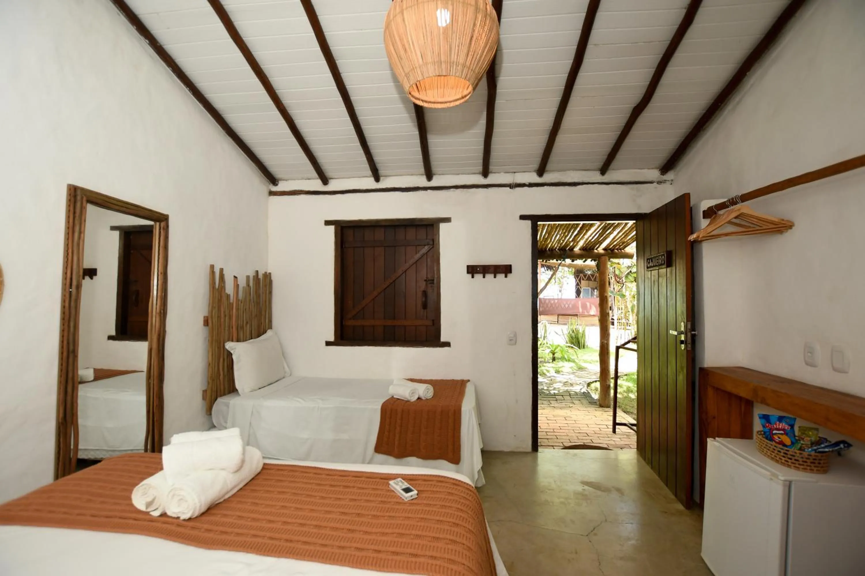 Bed in Pousada Coco Brasil