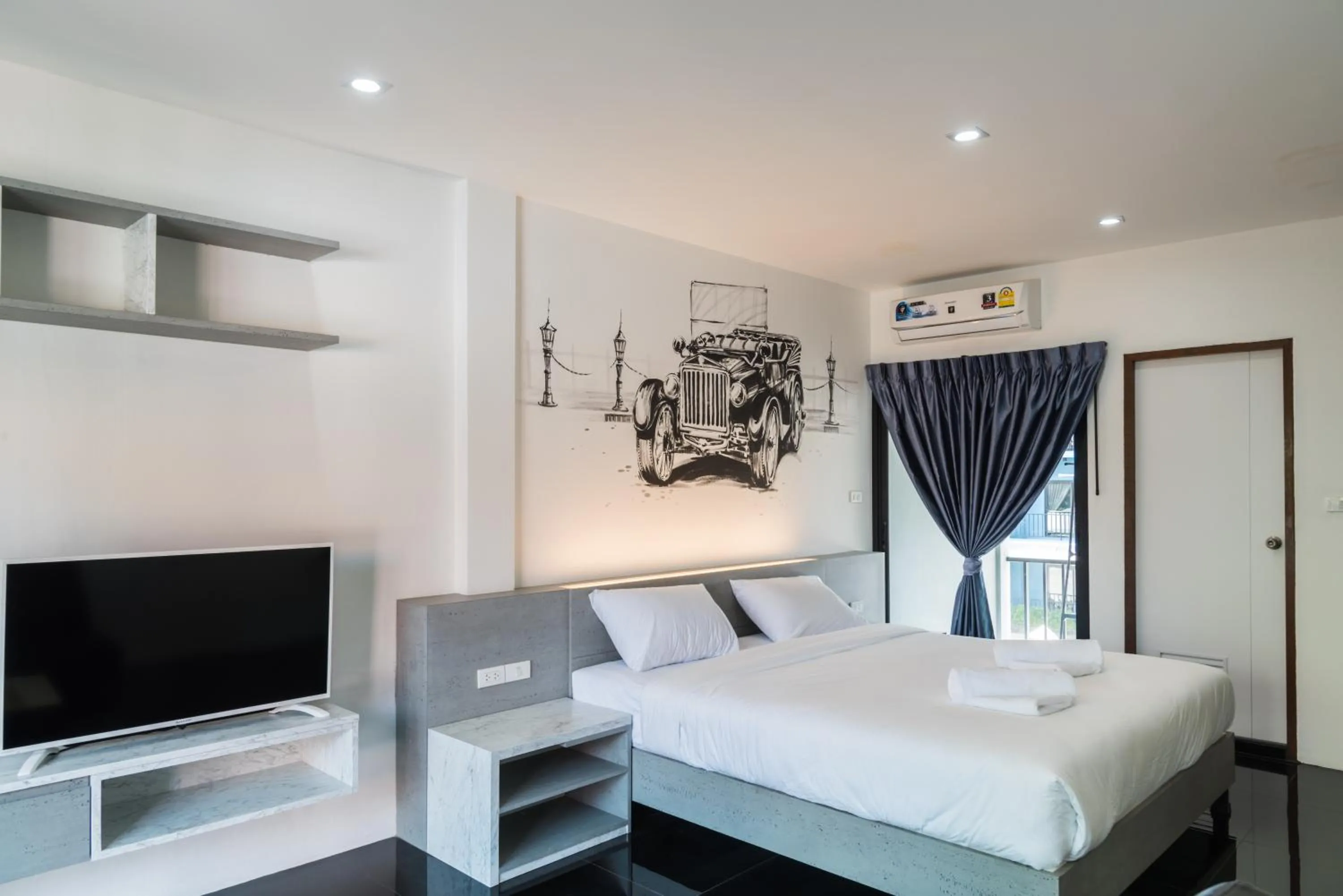 Bed in Nine blue residence