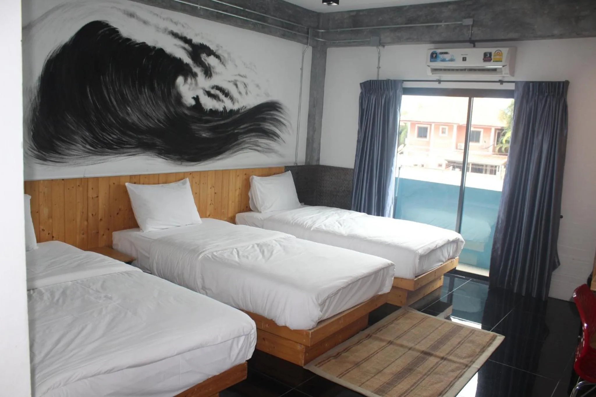 Bed in Nine blue residence