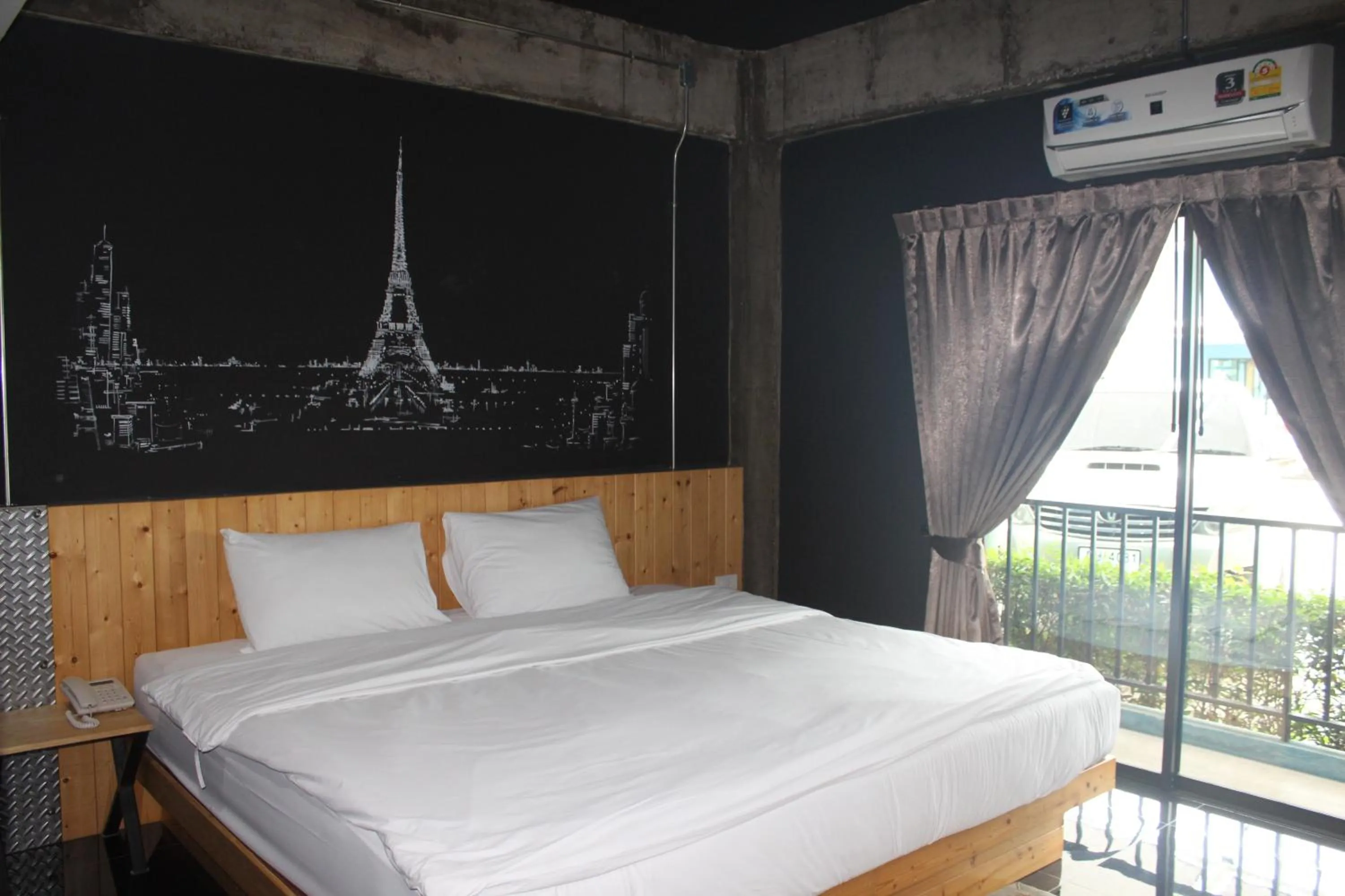 Bedroom, Bed in Nine blue residence