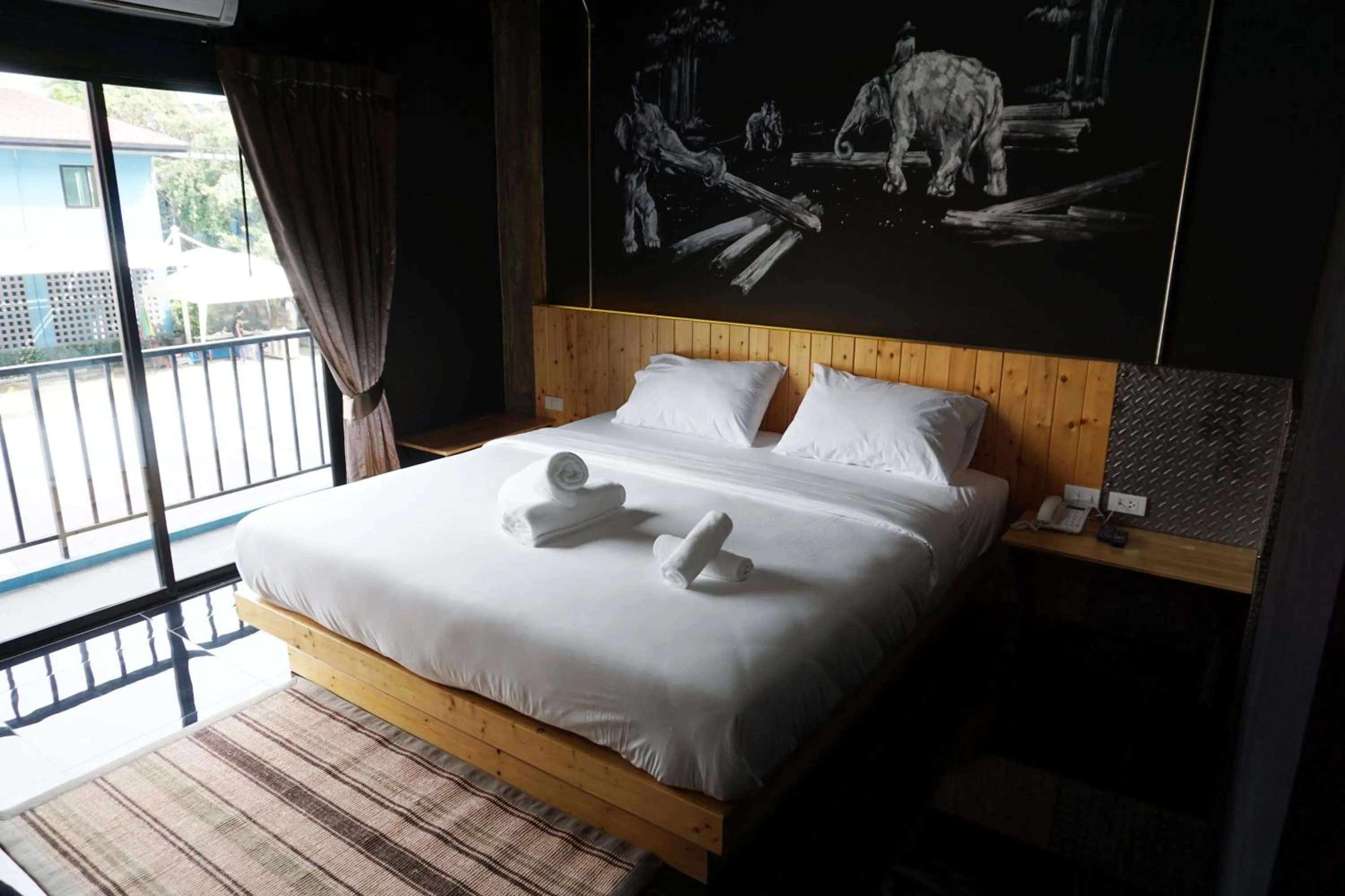 Bed in Nine blue residence