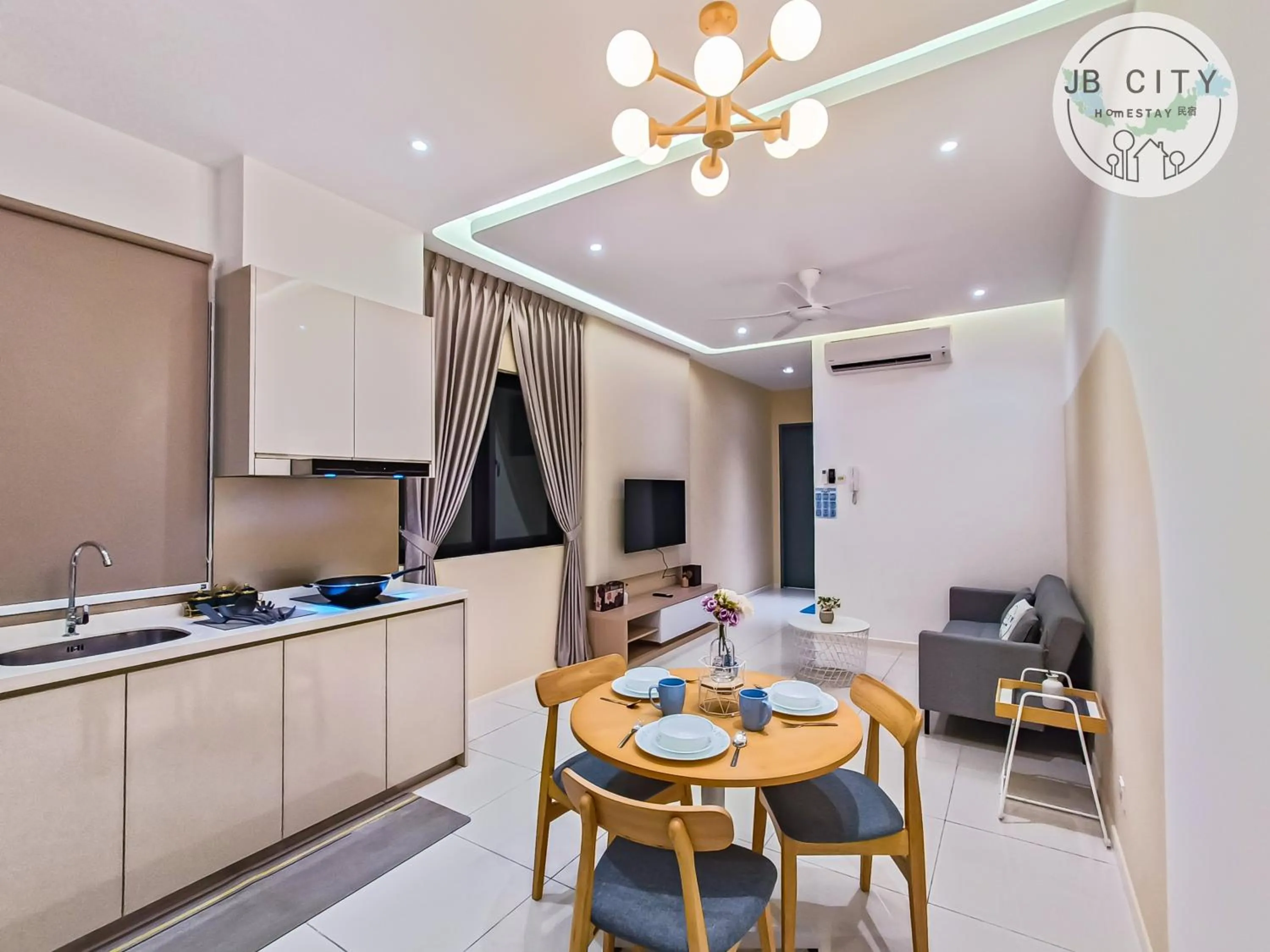 Kitchen or kitchenette in Skudai Paradigm Mall by RR JBcity