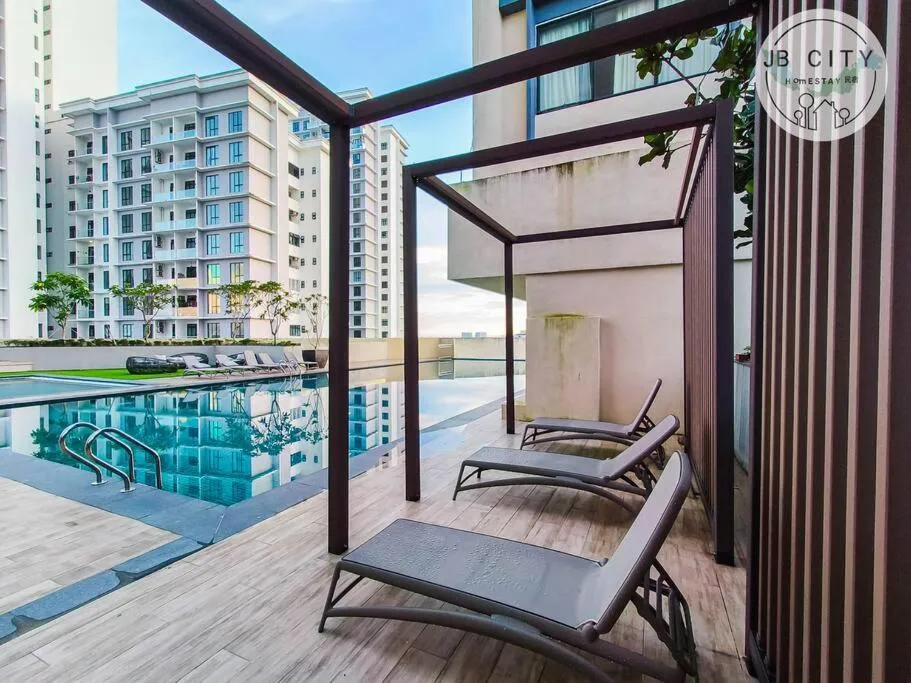 Pool view in Skudai Paradigm Mall by RR JBcity