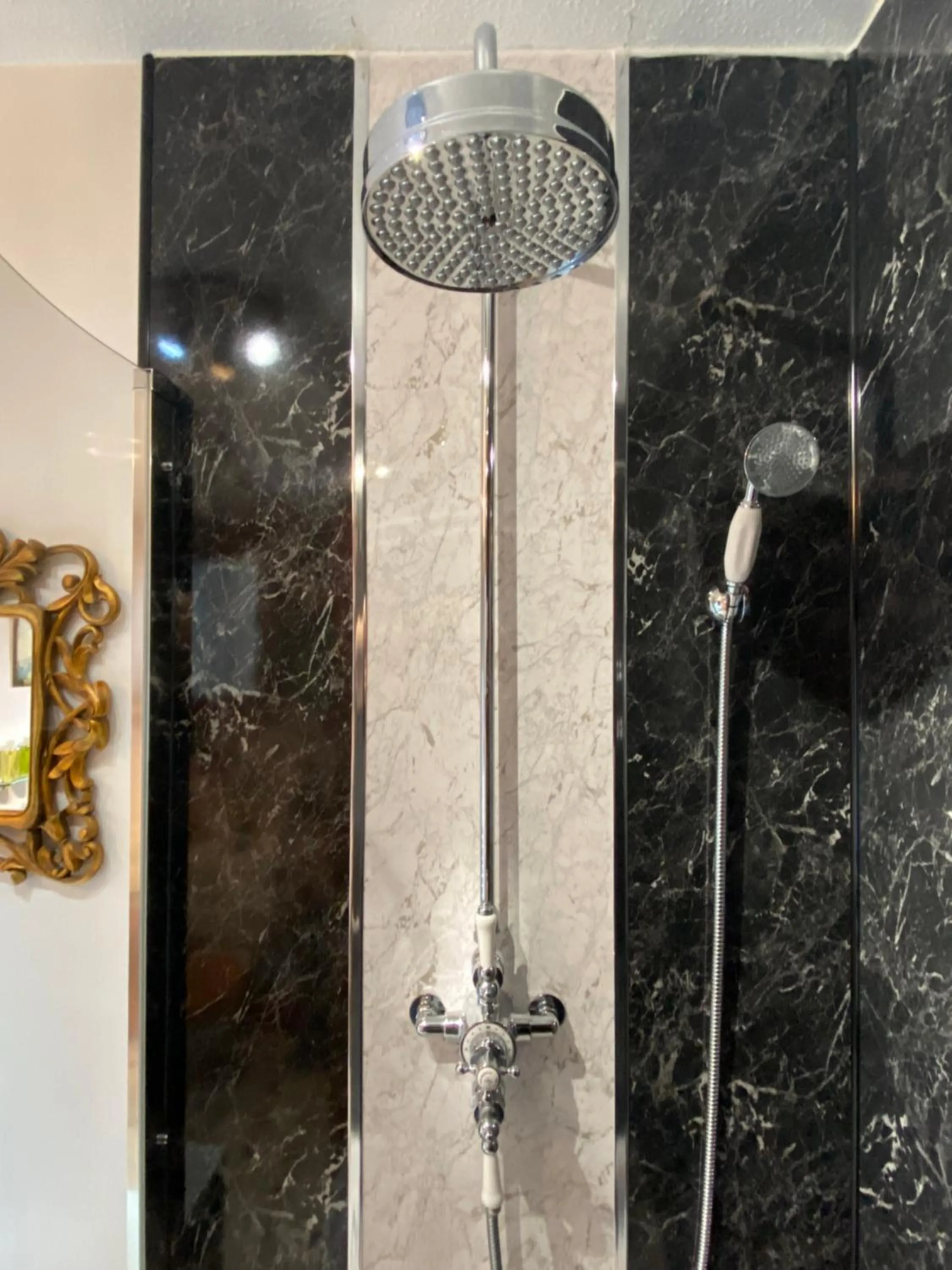 Shower in Elm Tree Lodge