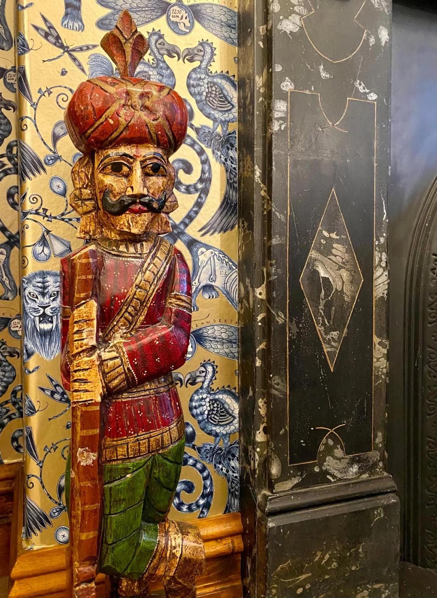 Decorative detail in Elm Tree Lodge