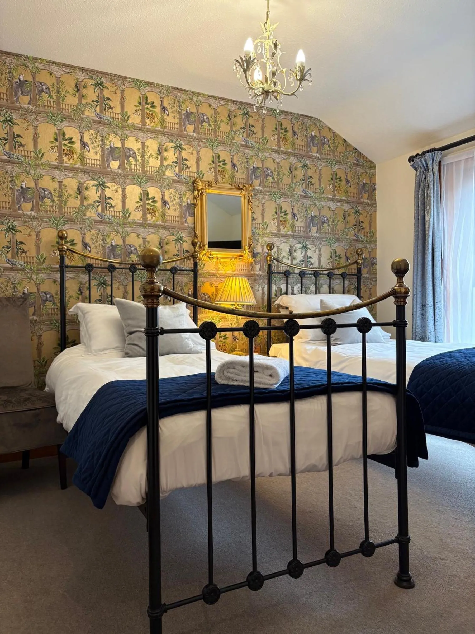 Bed in Elm Tree Lodge