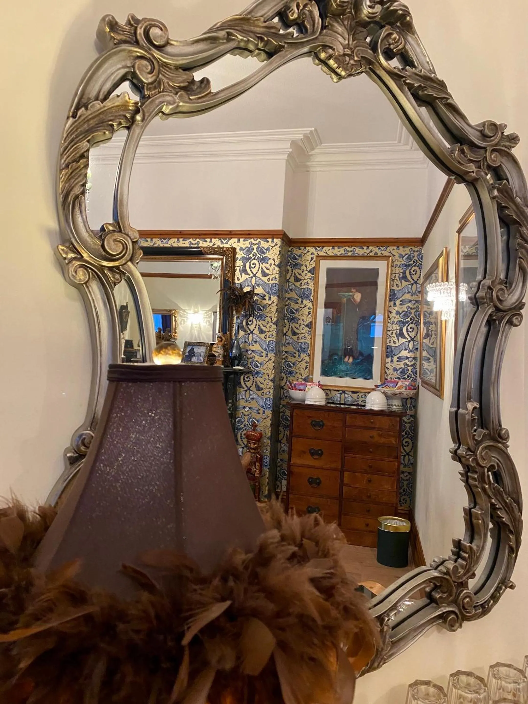 Decorative detail, Bed in Elm Tree Lodge