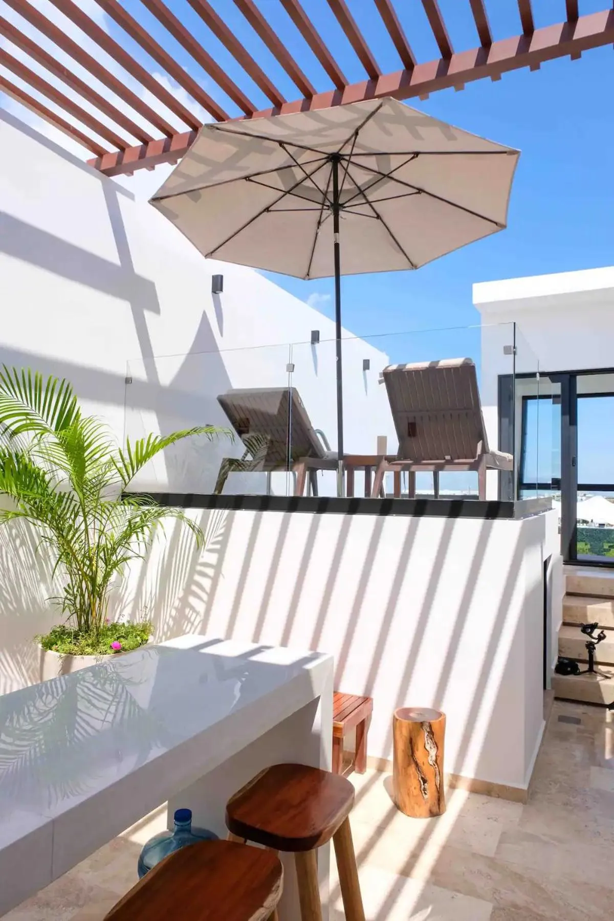 Seating area in Stayon5a Av penthouse with PrivatePool