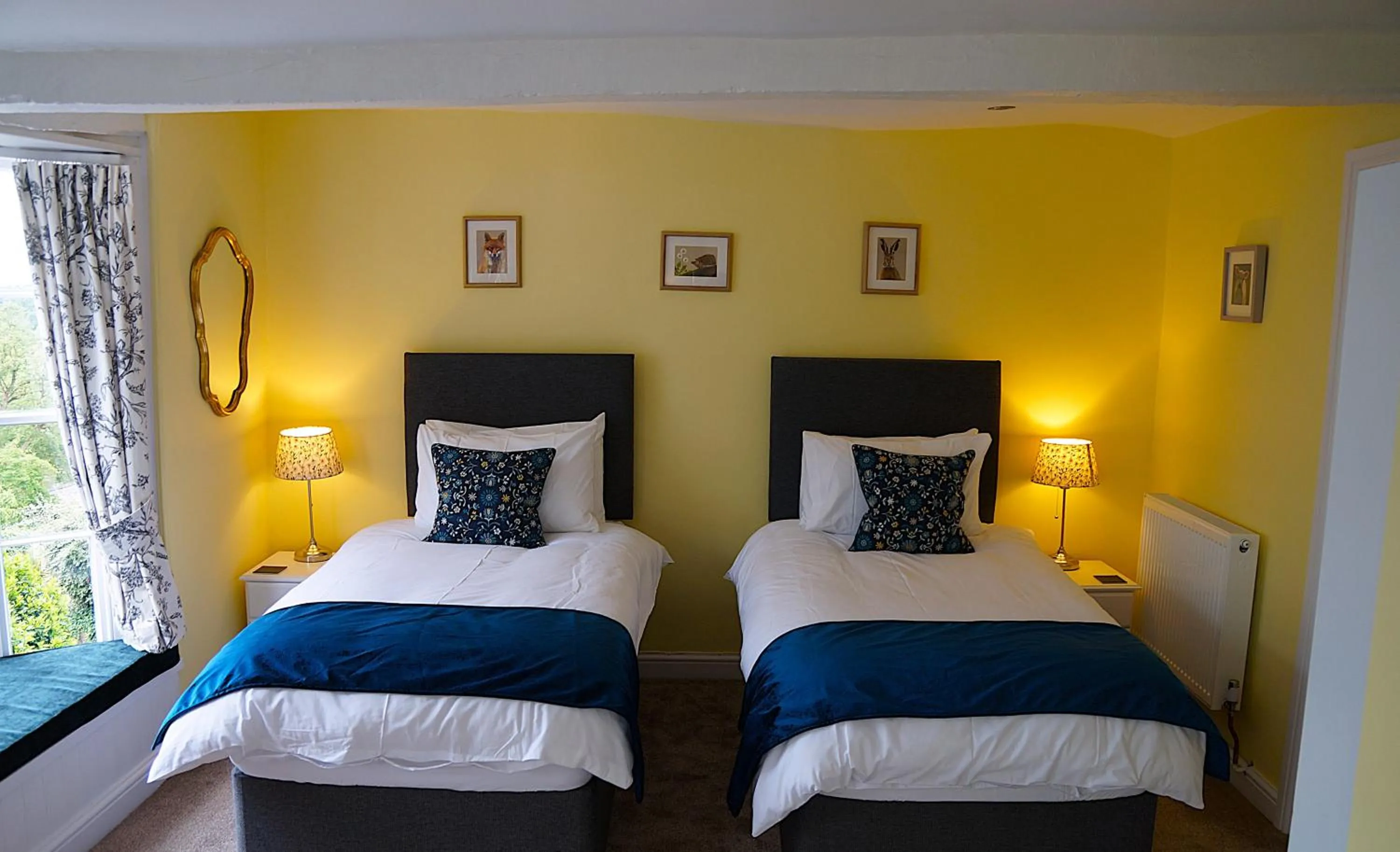Bed in Radcliffe Guest House