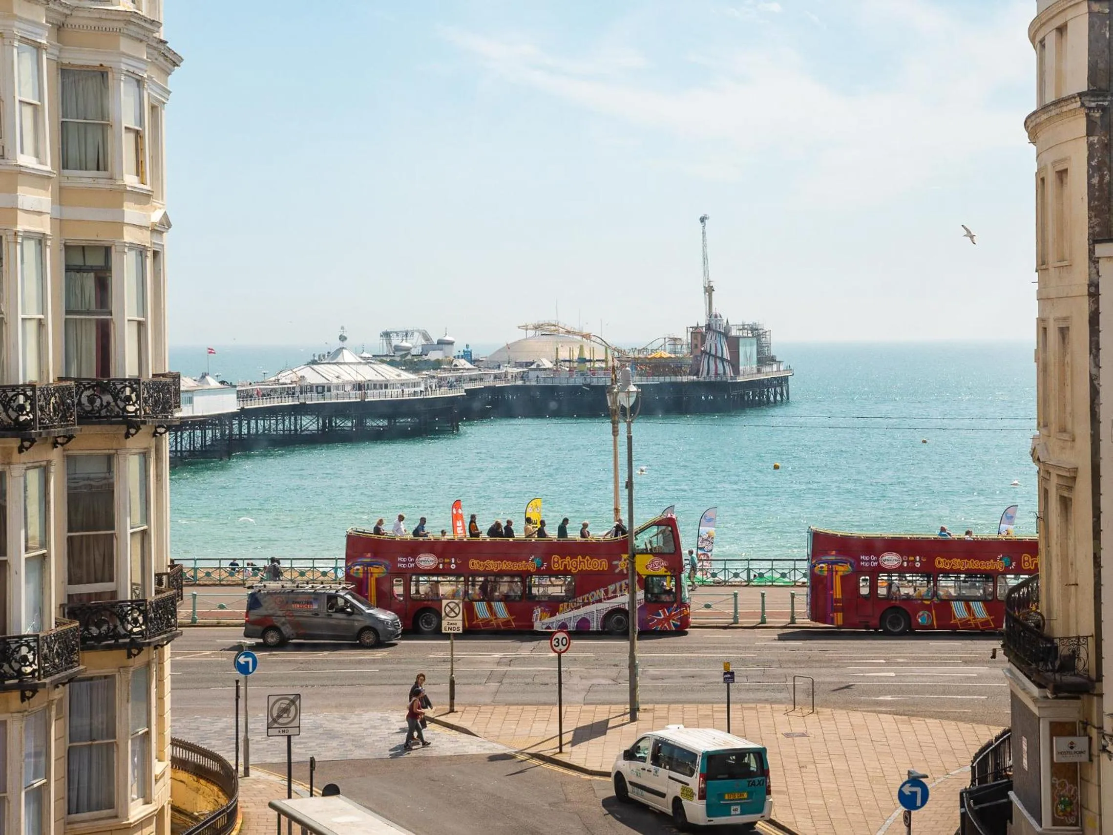 Sea view in a&o Brighton Beach