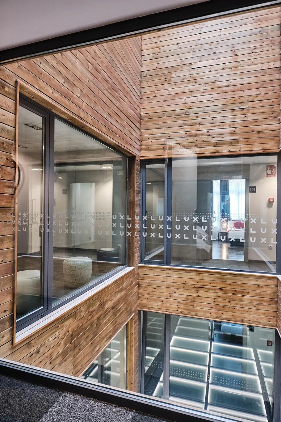 Property building in Hotel Lux Santiago