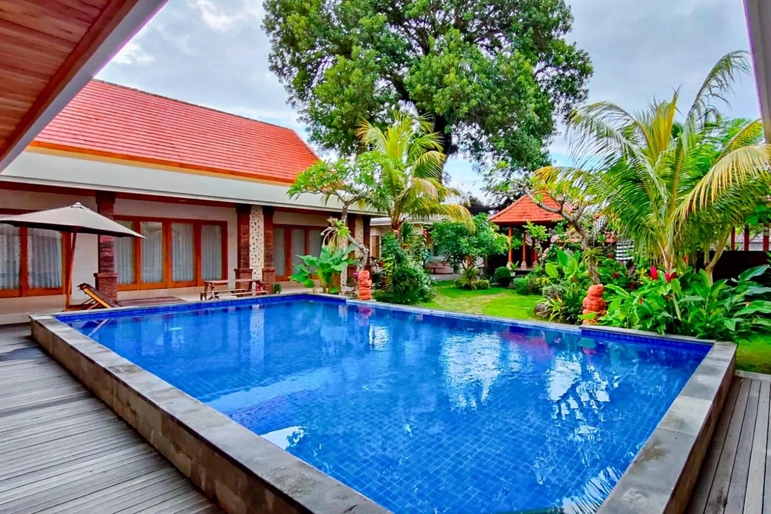 Swimming pool in Puri Abian Ari Villa by The Lavana