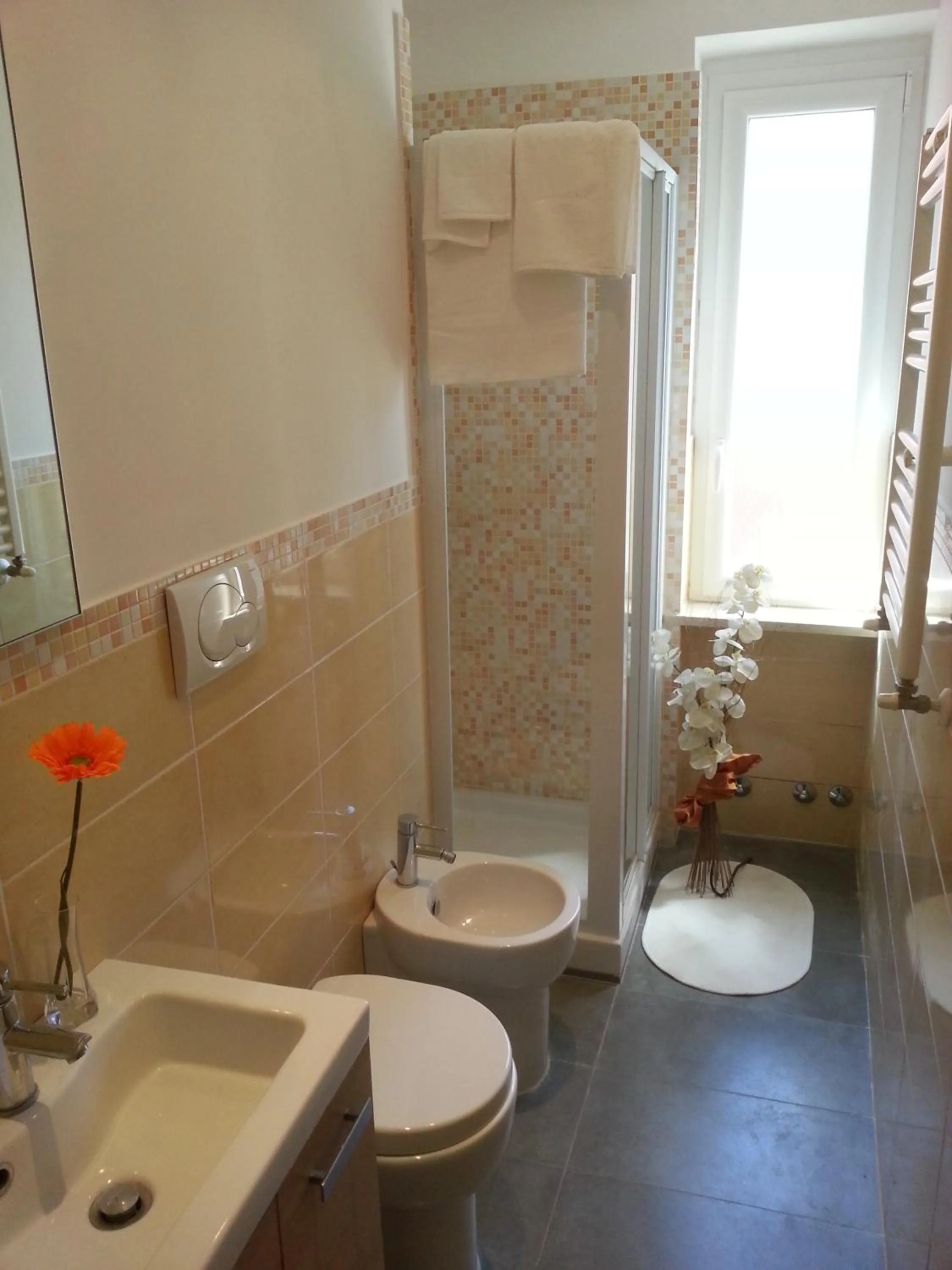 Shower in Gemini Suite