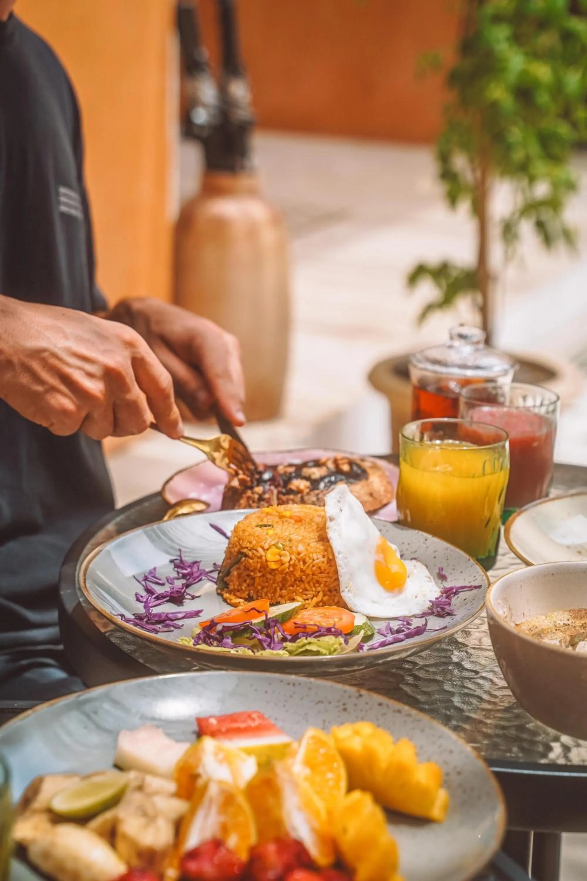 Breakfast in Lina Boutique Villas and Spa