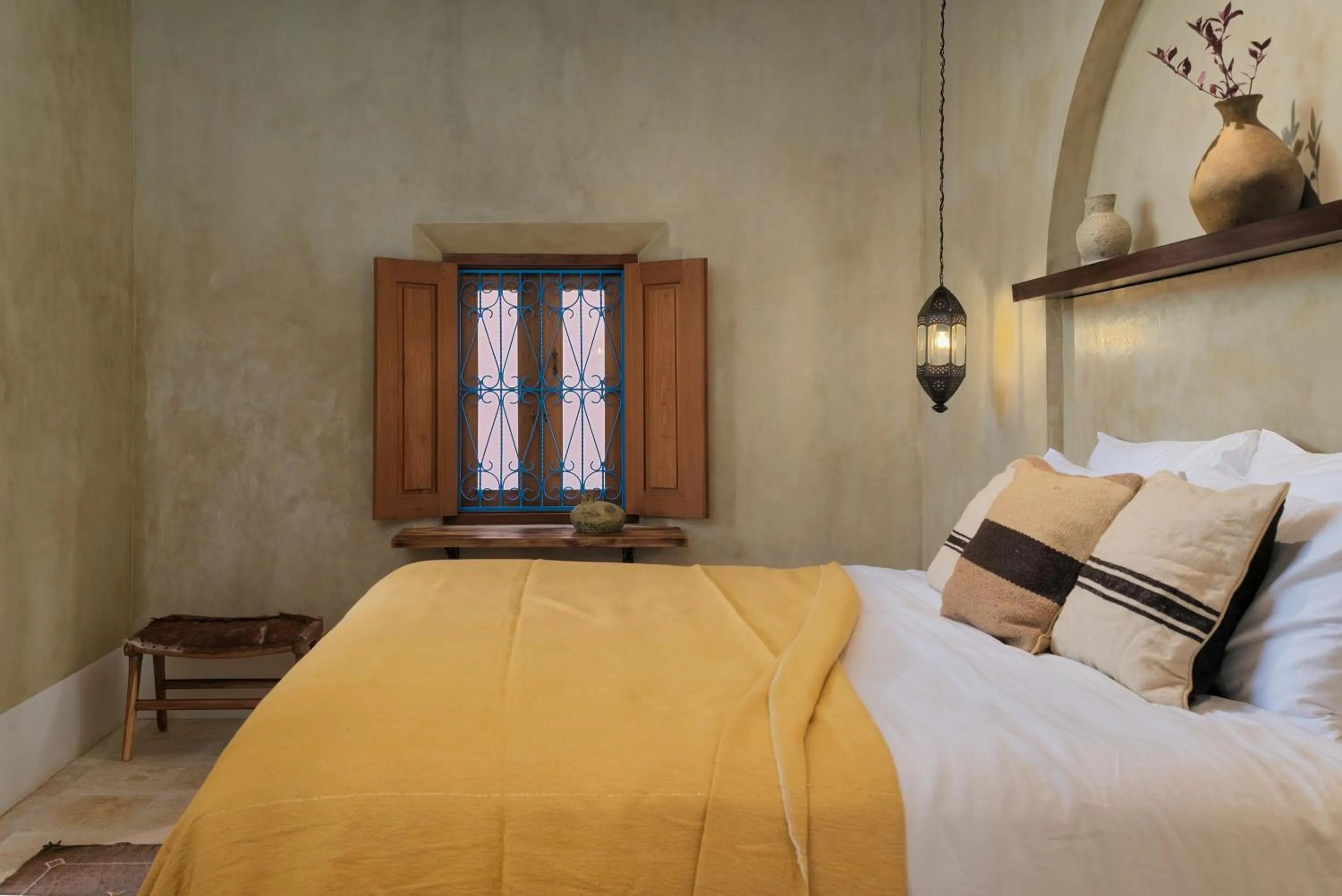 Bed in Lina Boutique Villas and Spa