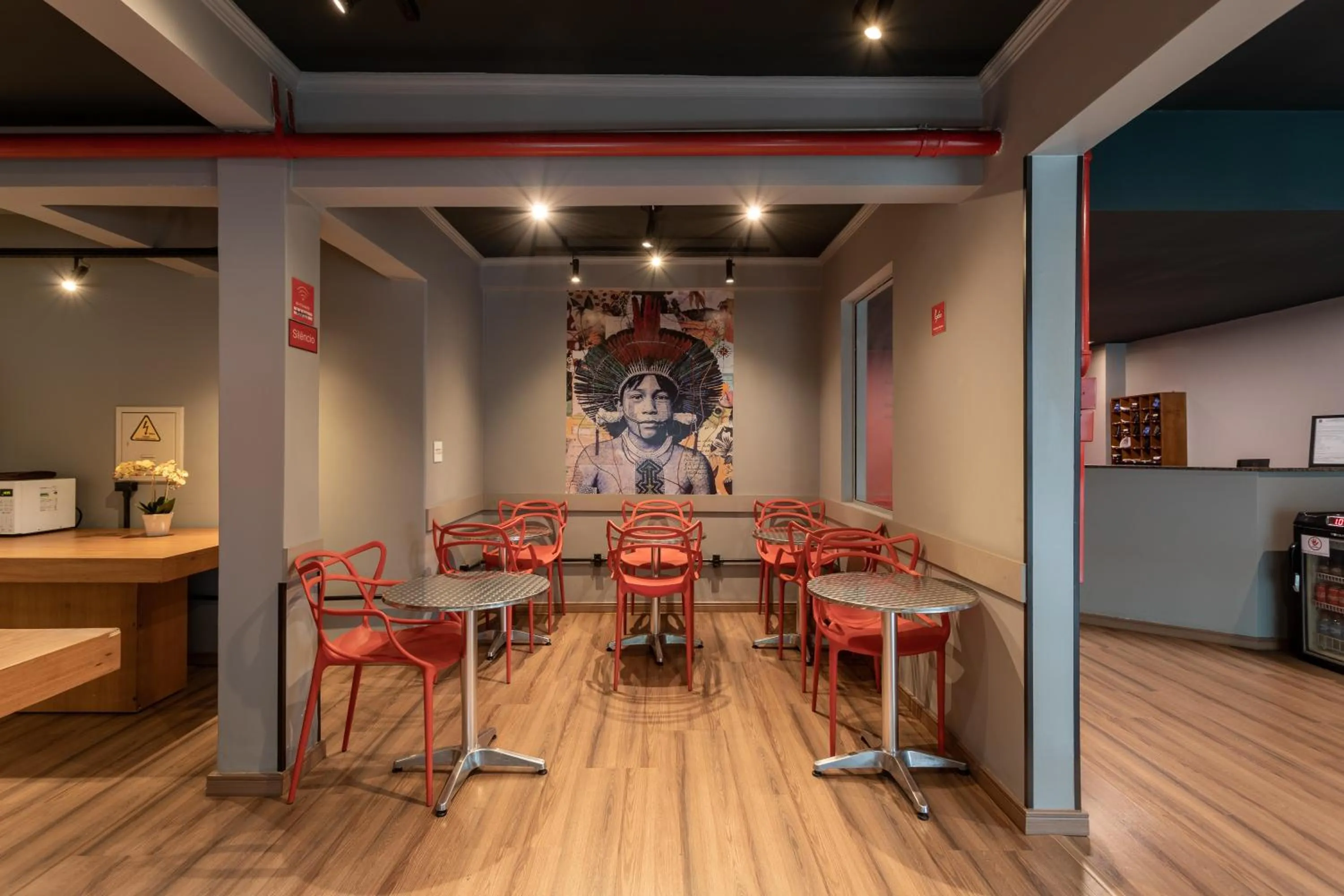 Dining area in Hotel Apiacas