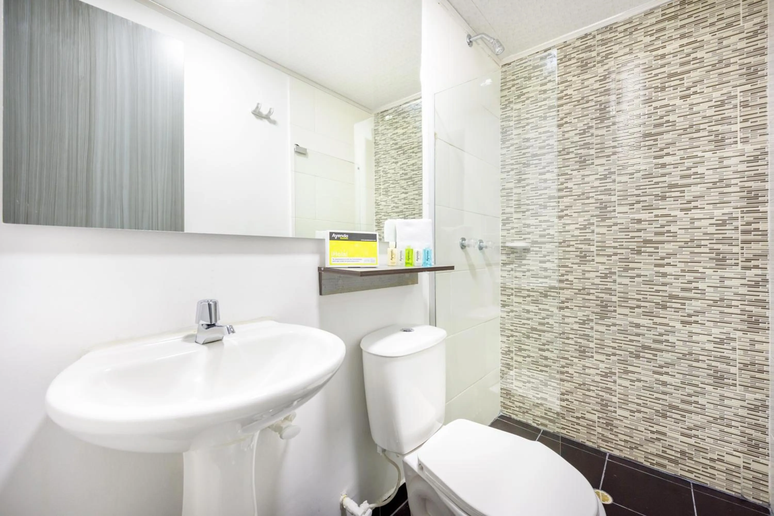 Shower in Ayenda 1024 Agora Inn Hotel