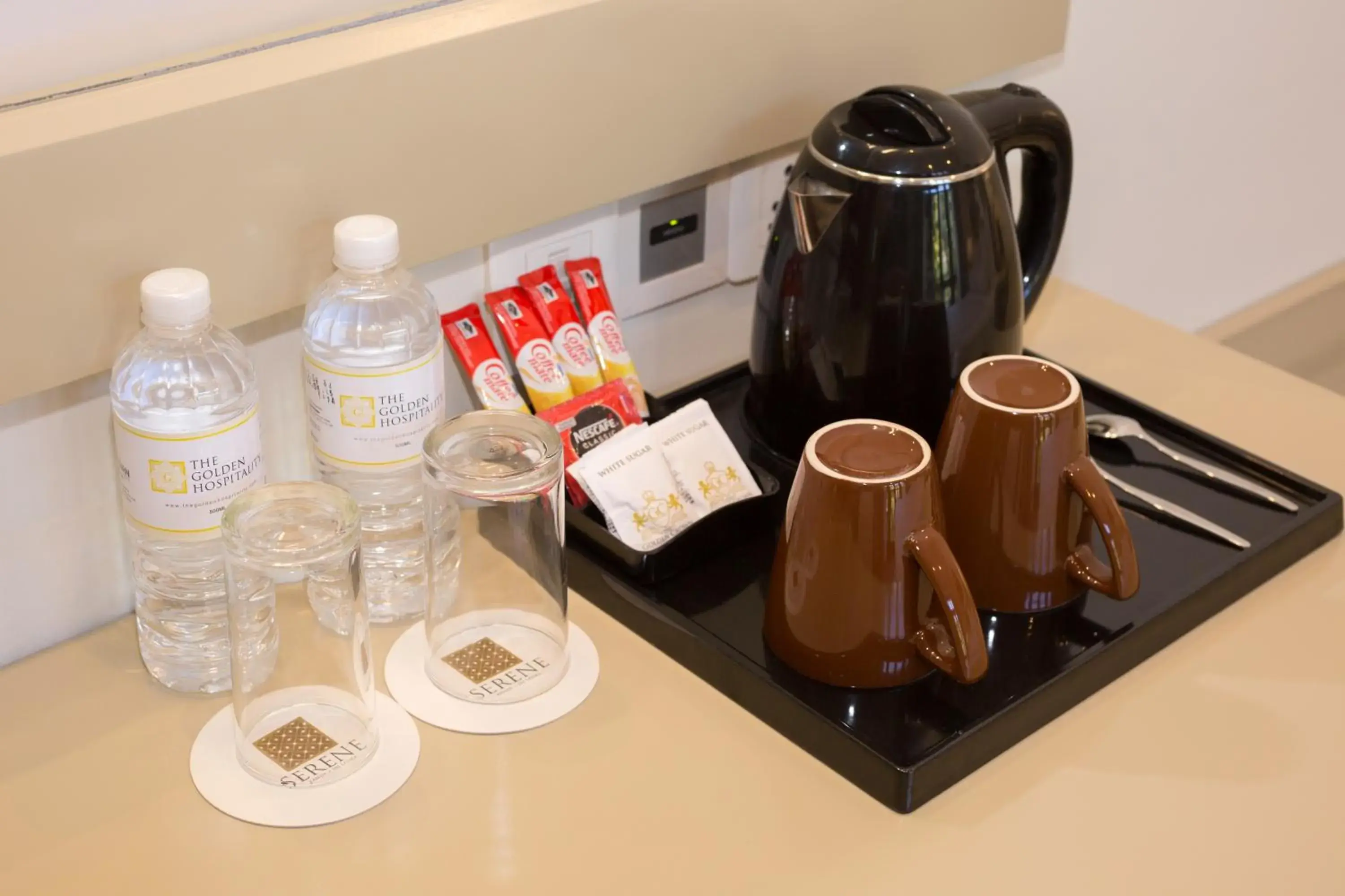 Coffee/tea facilities in Serene Villa 38 Coffee/tea facilities in Serene Villa 38