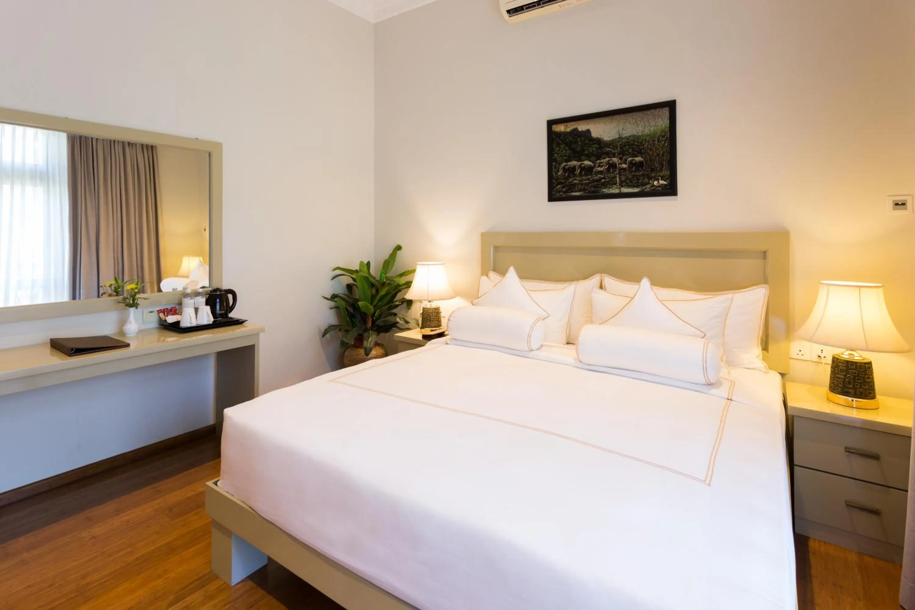 Bed in Serene Villa 38