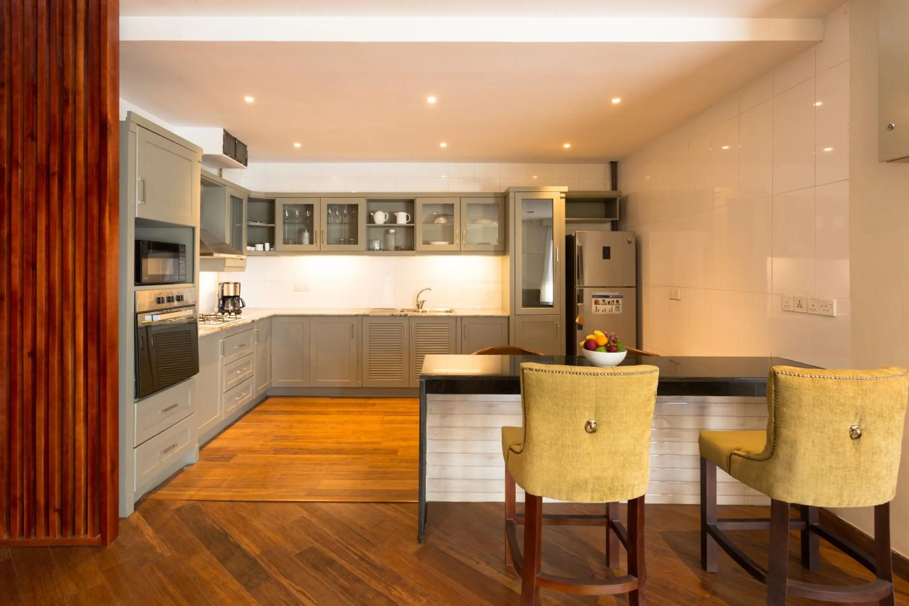 Kitchen or kitchenette in Serene Villa 38