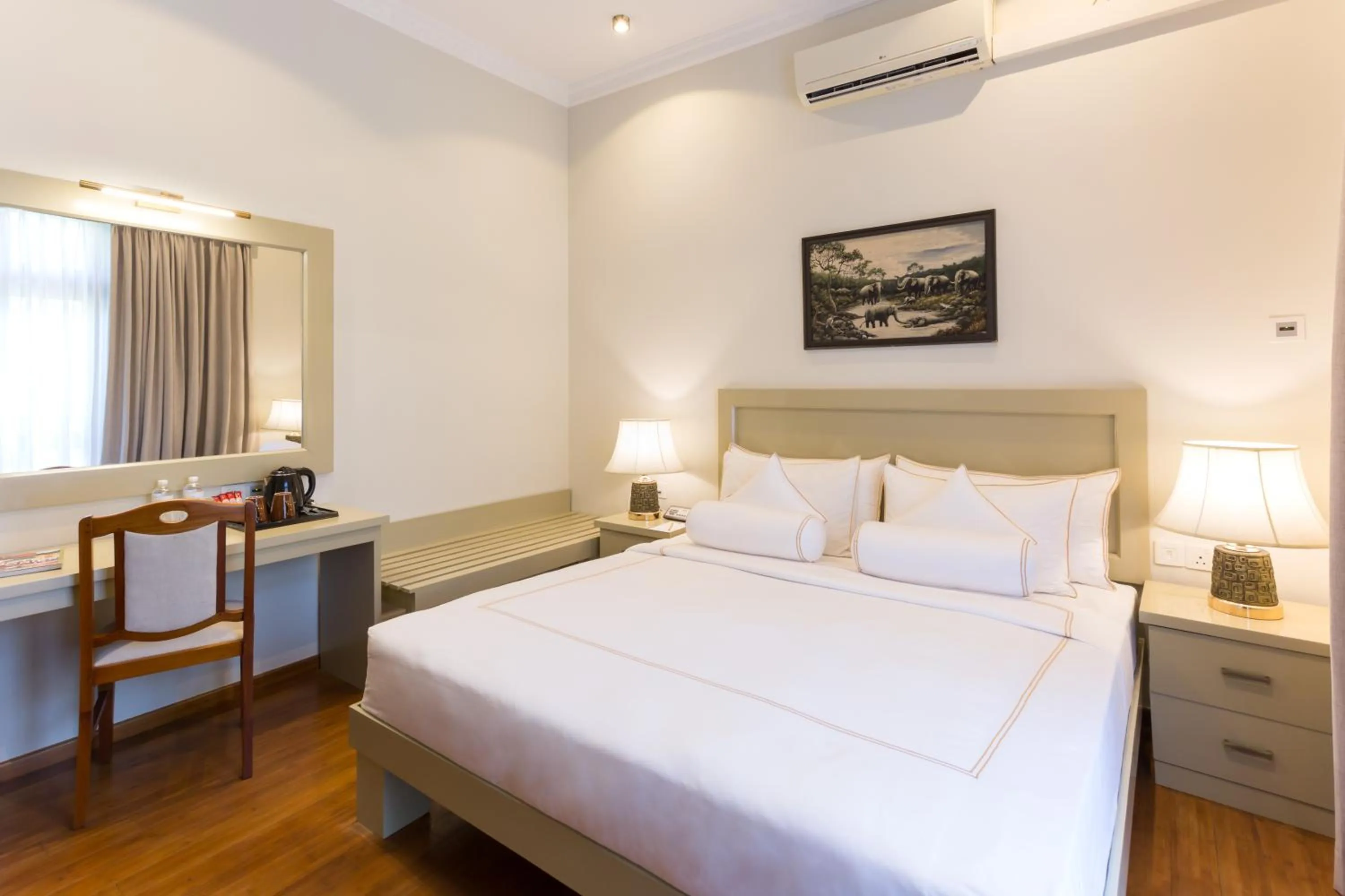 Bed in Serene Villa 38