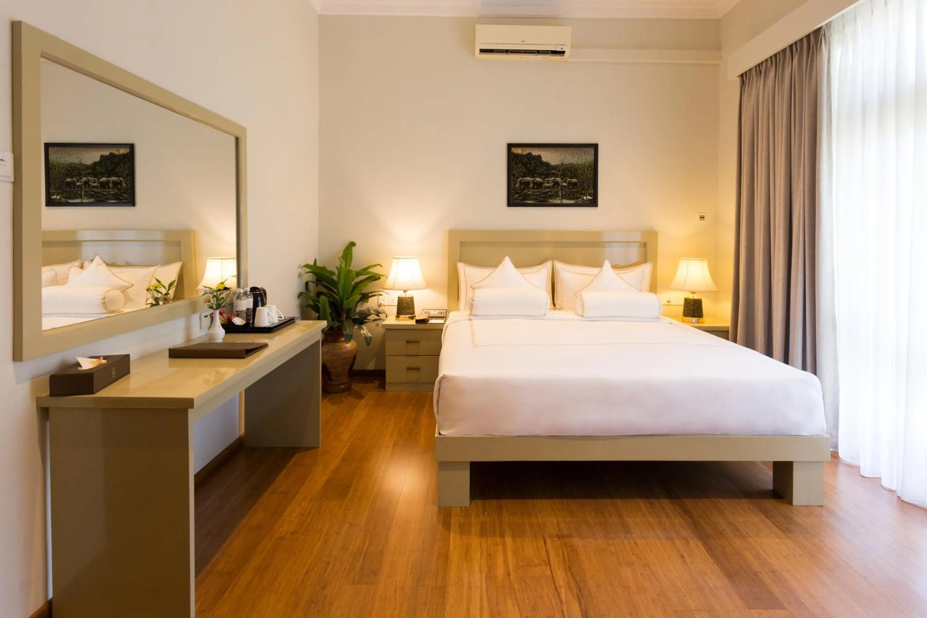 Bed in Serene Villa 38