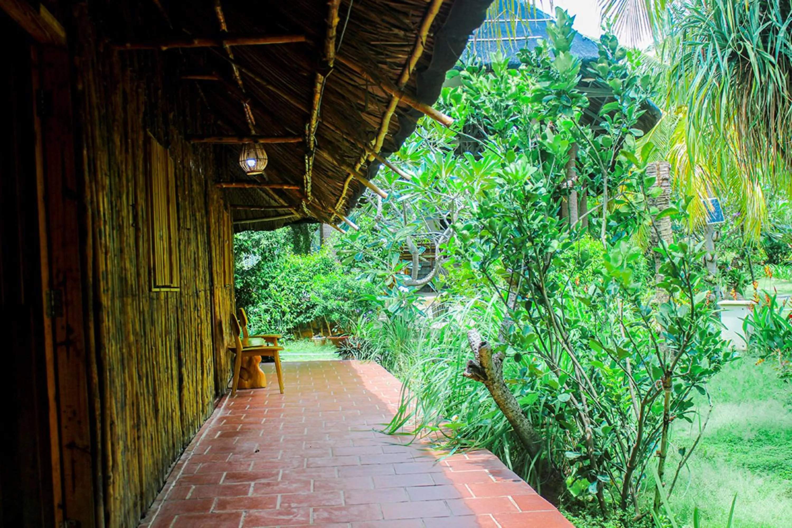 Garden view in Me bungalow beach resort