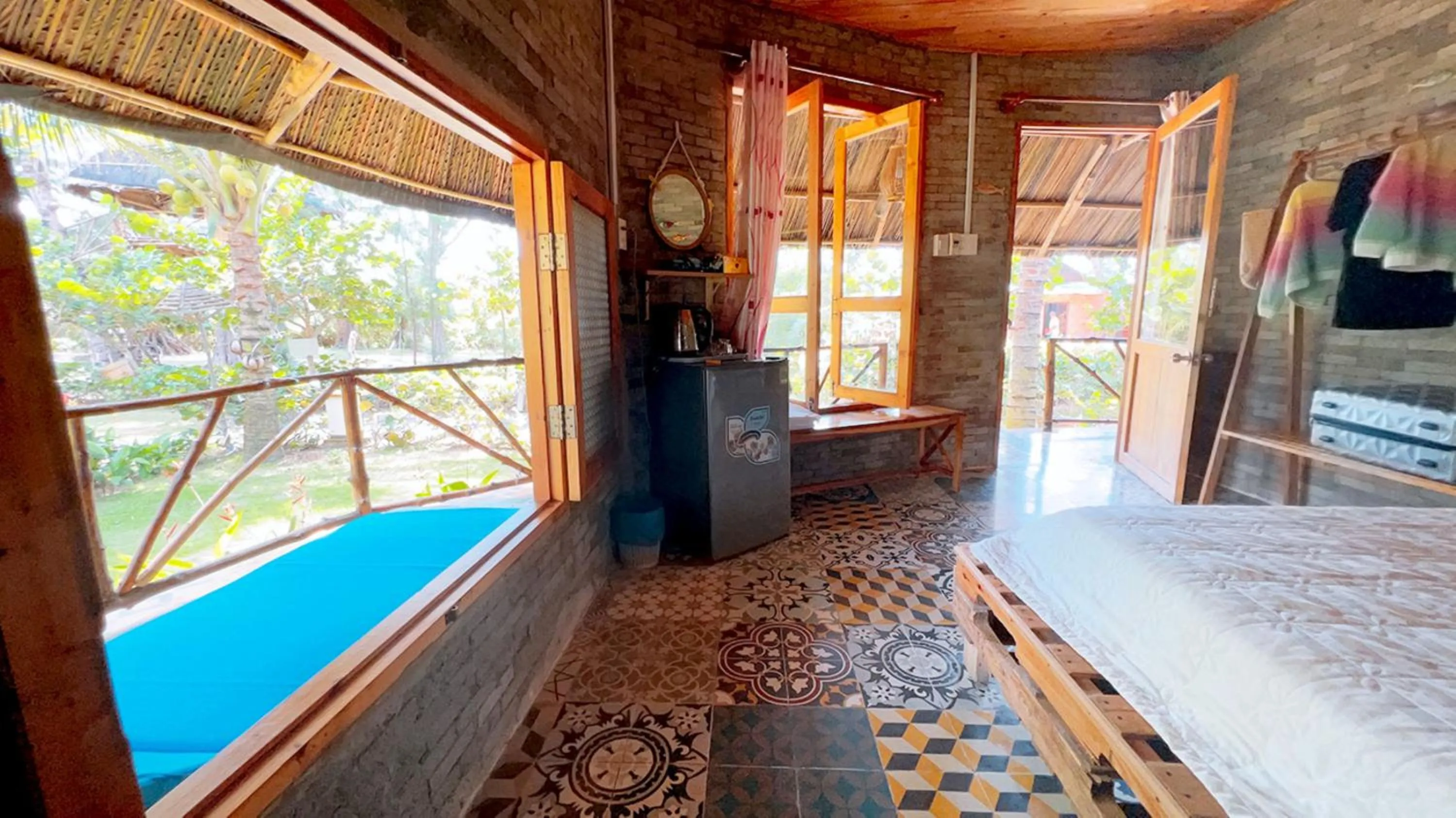 Living room in Me bungalow beach resort