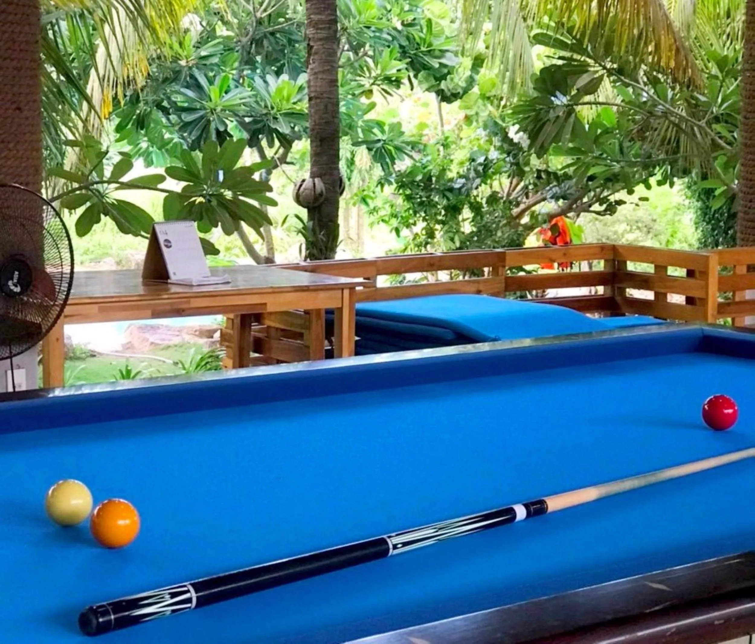Billiard in Me bungalow beach resort