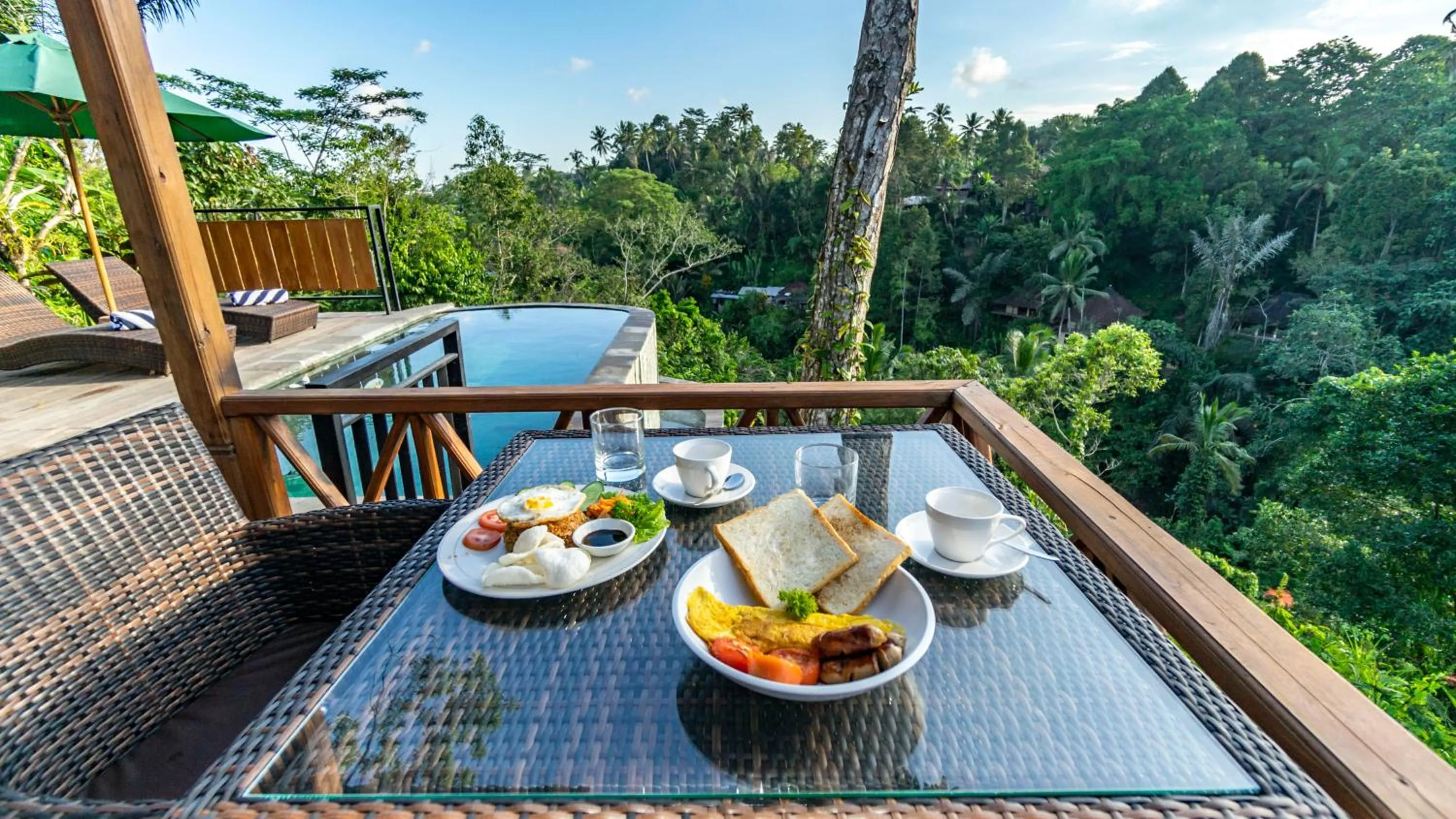 Balcony/Terrace in Anja Villas Ubud
