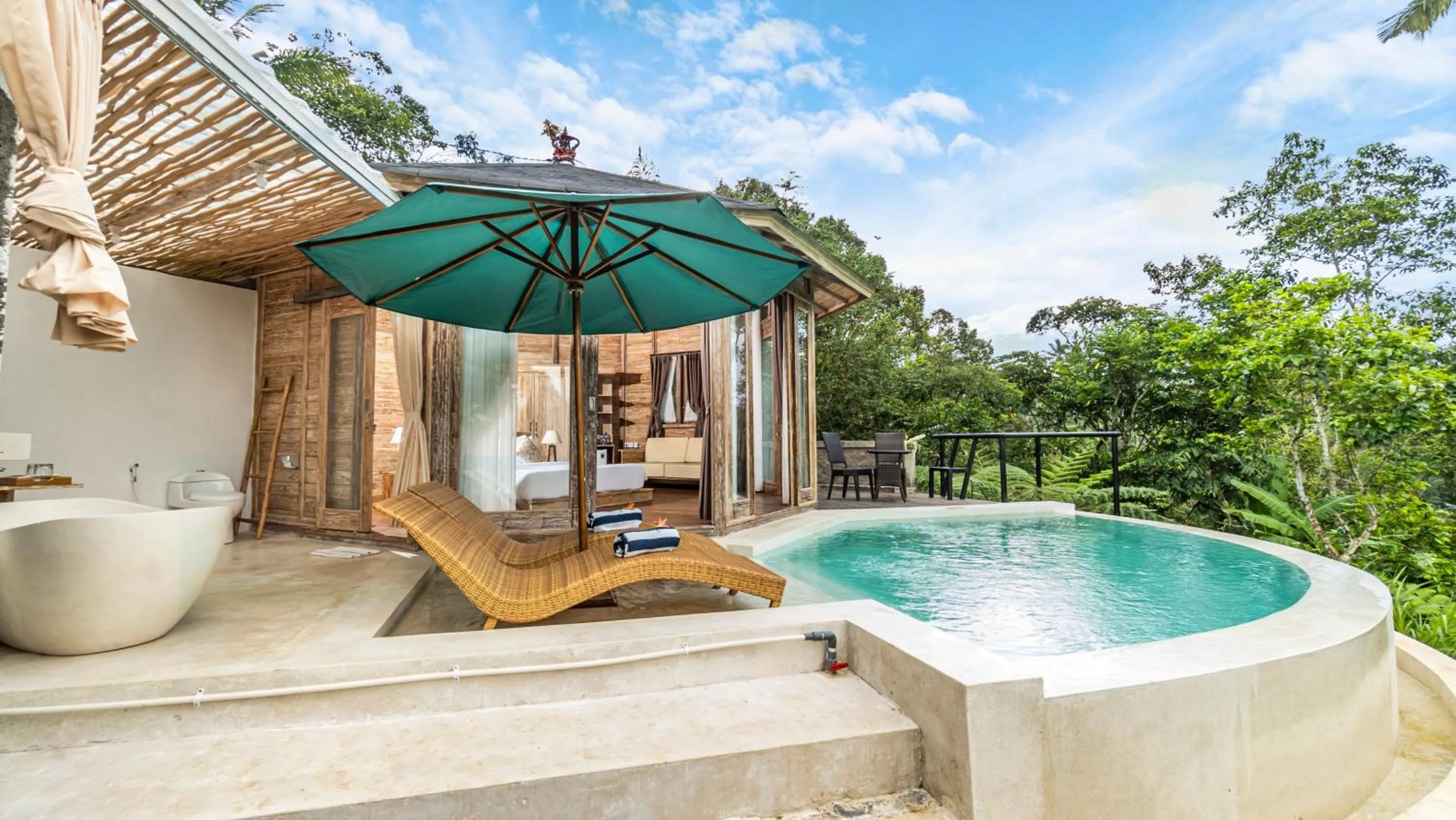 View (from property/room) in Anja Villas Ubud