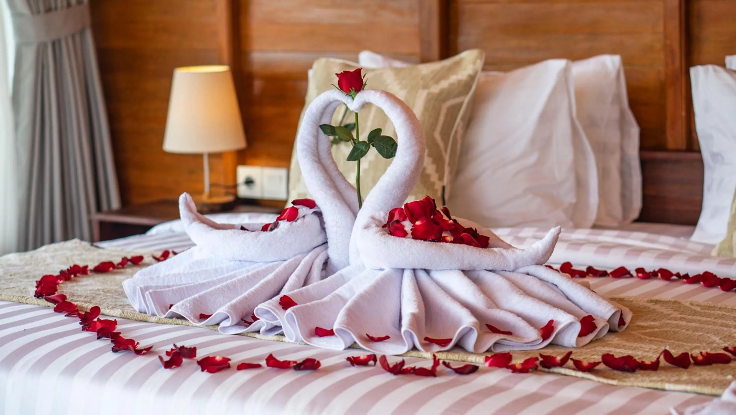 Decorative detail, Bed in Anja Villas Ubud