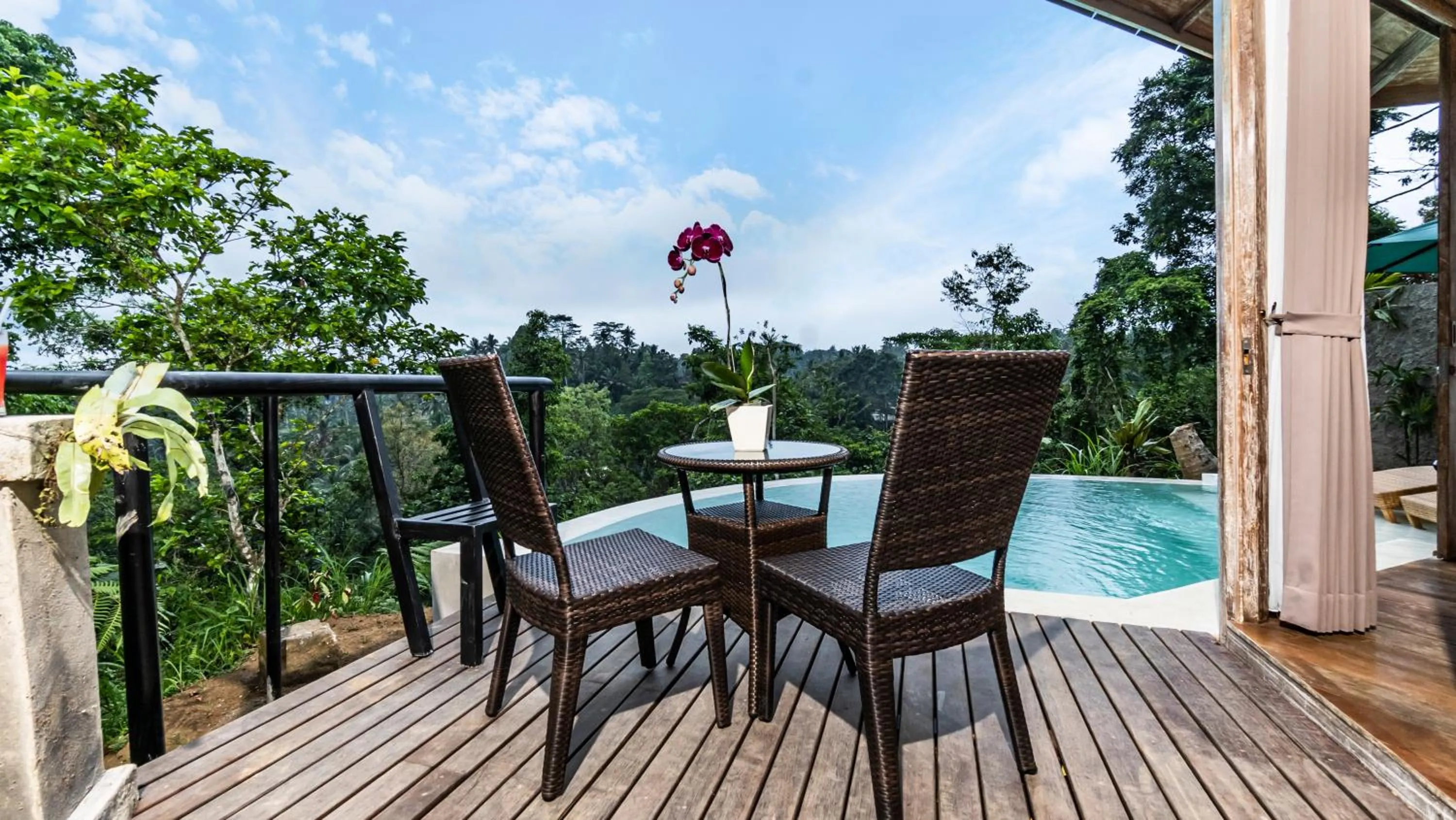Balcony/Terrace in Anja Villas Ubud