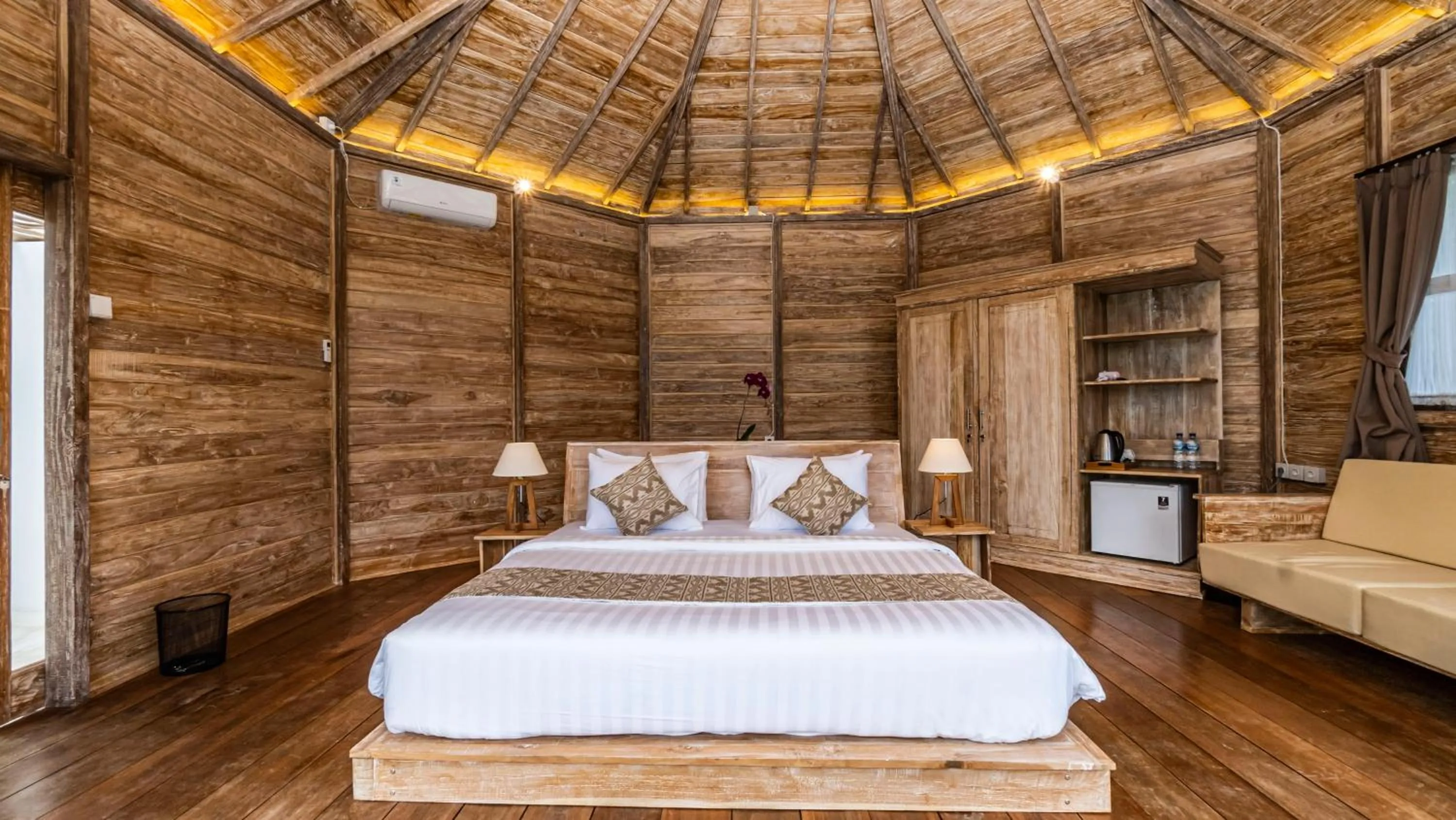 Bedroom, Bed in Anja Villas Ubud