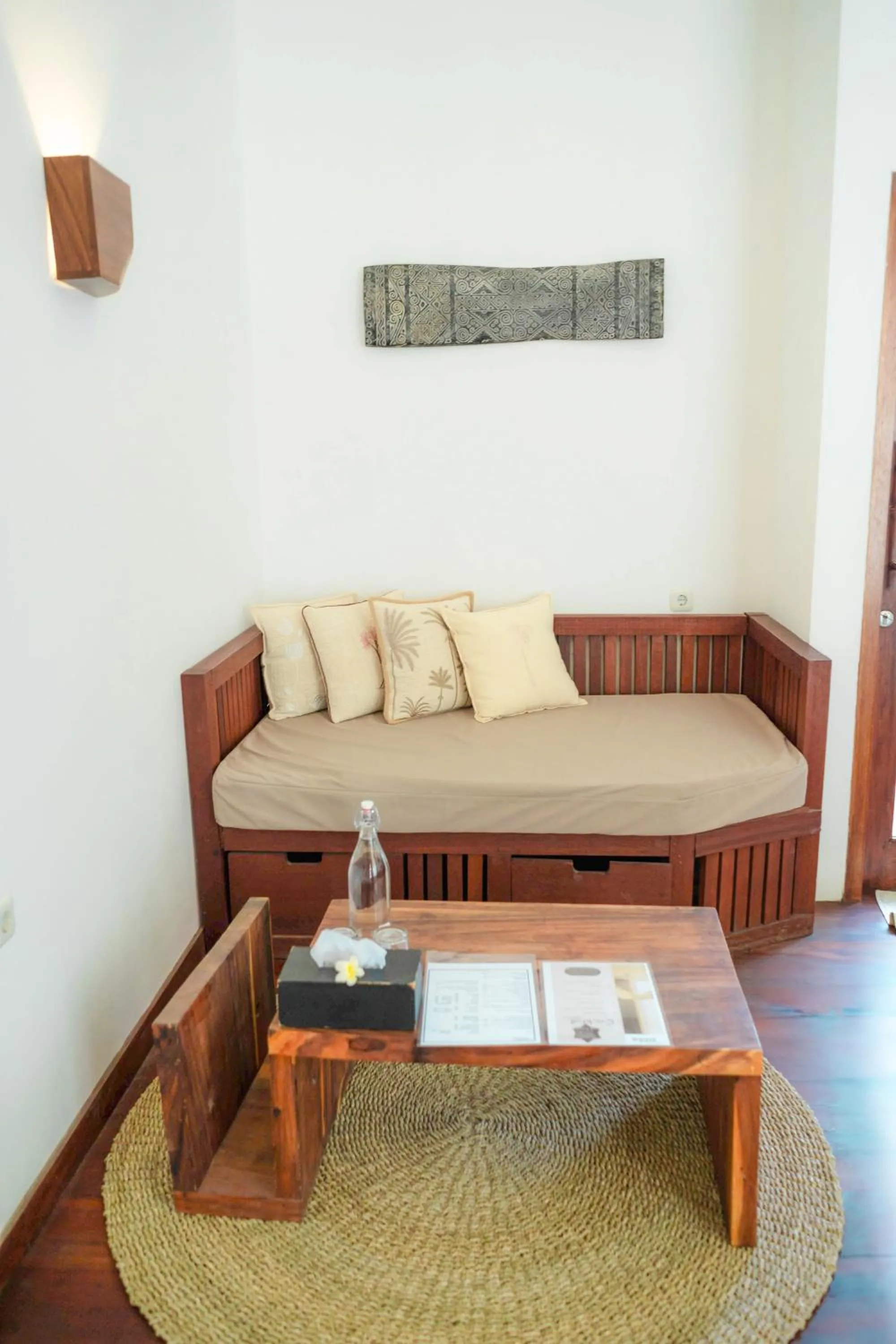 Living room, Bed in Villa Nero