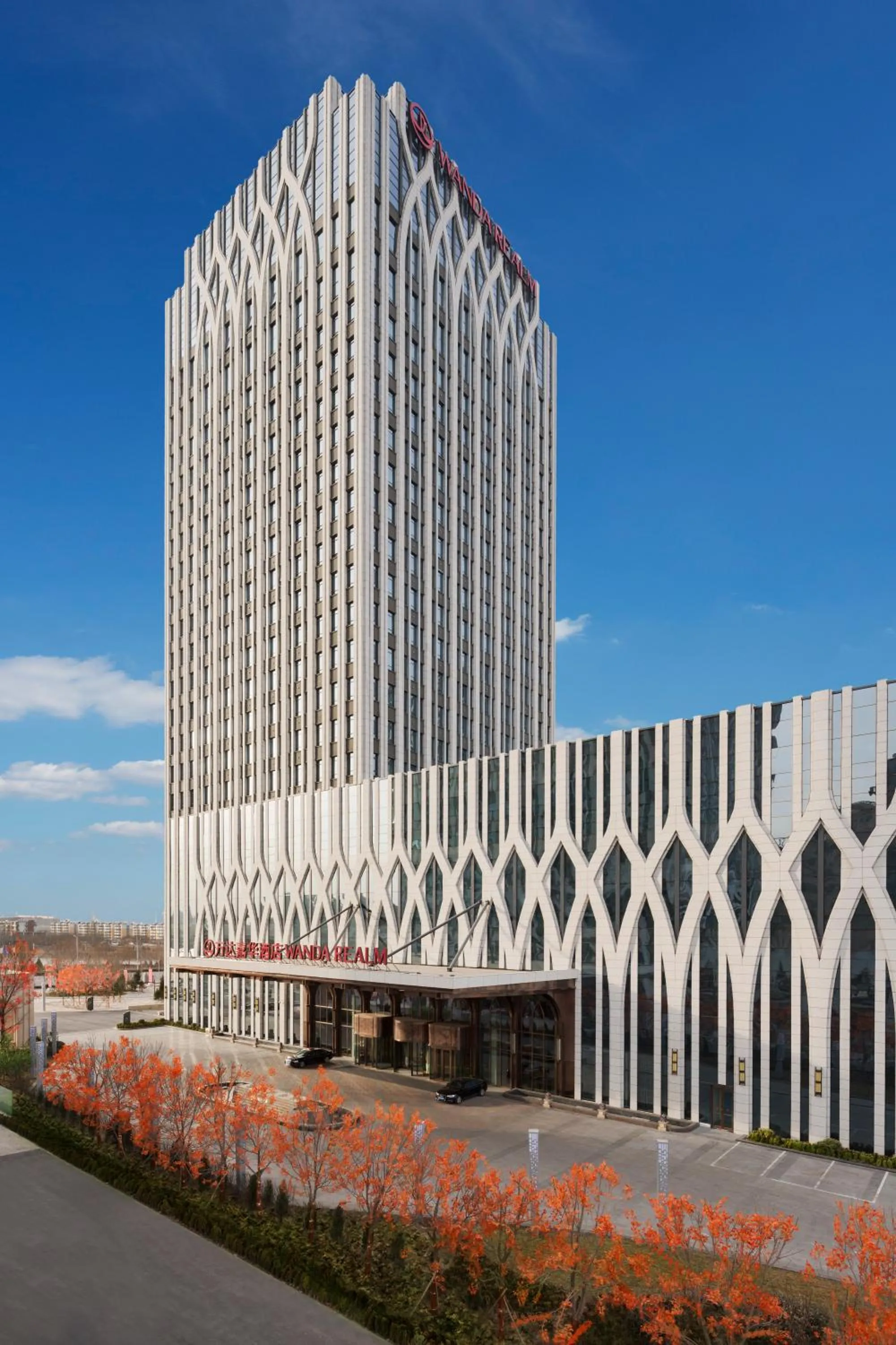 Facade/entrance in Wanda Realm Yinchuan