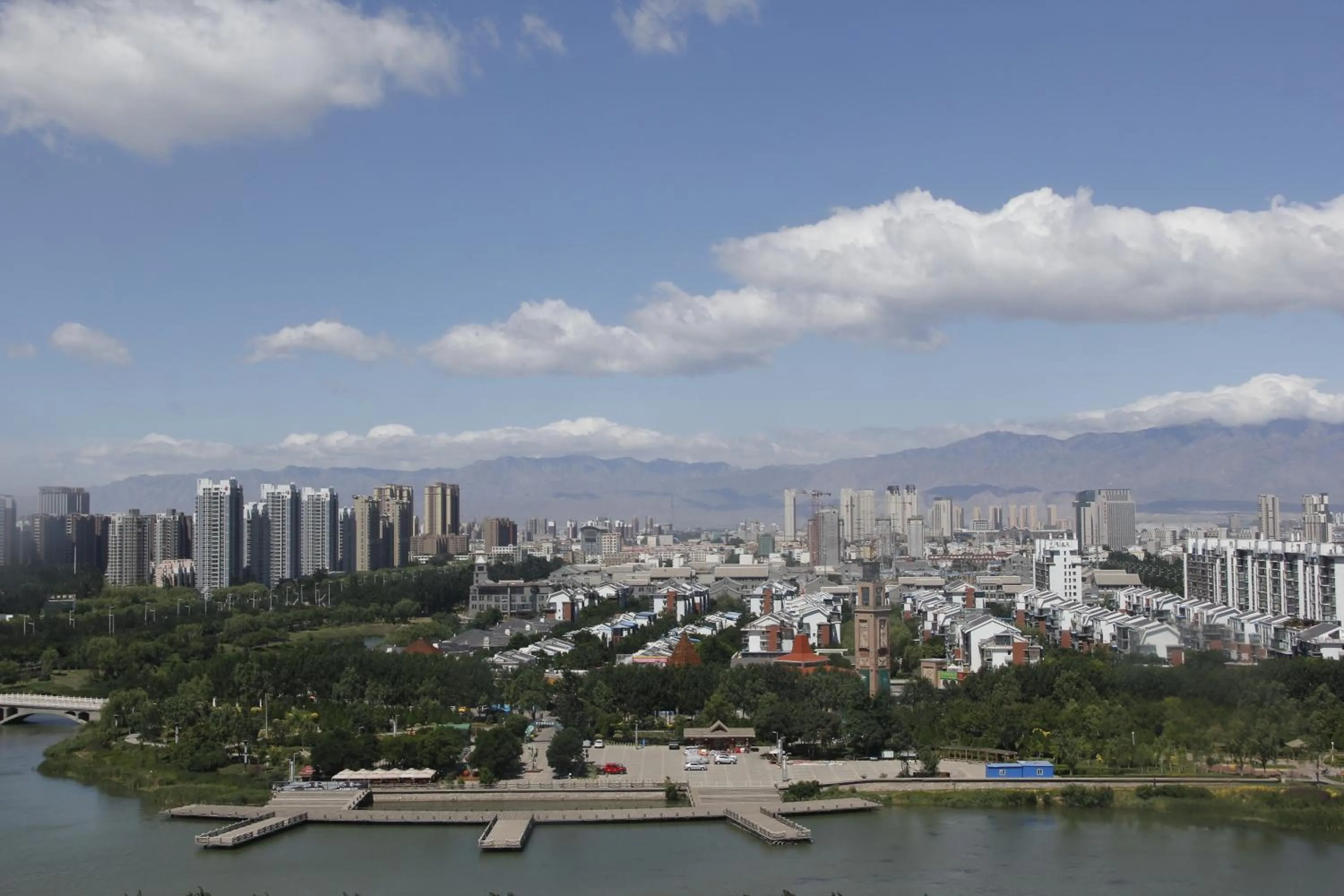 City view in Wanda Realm Yinchuan