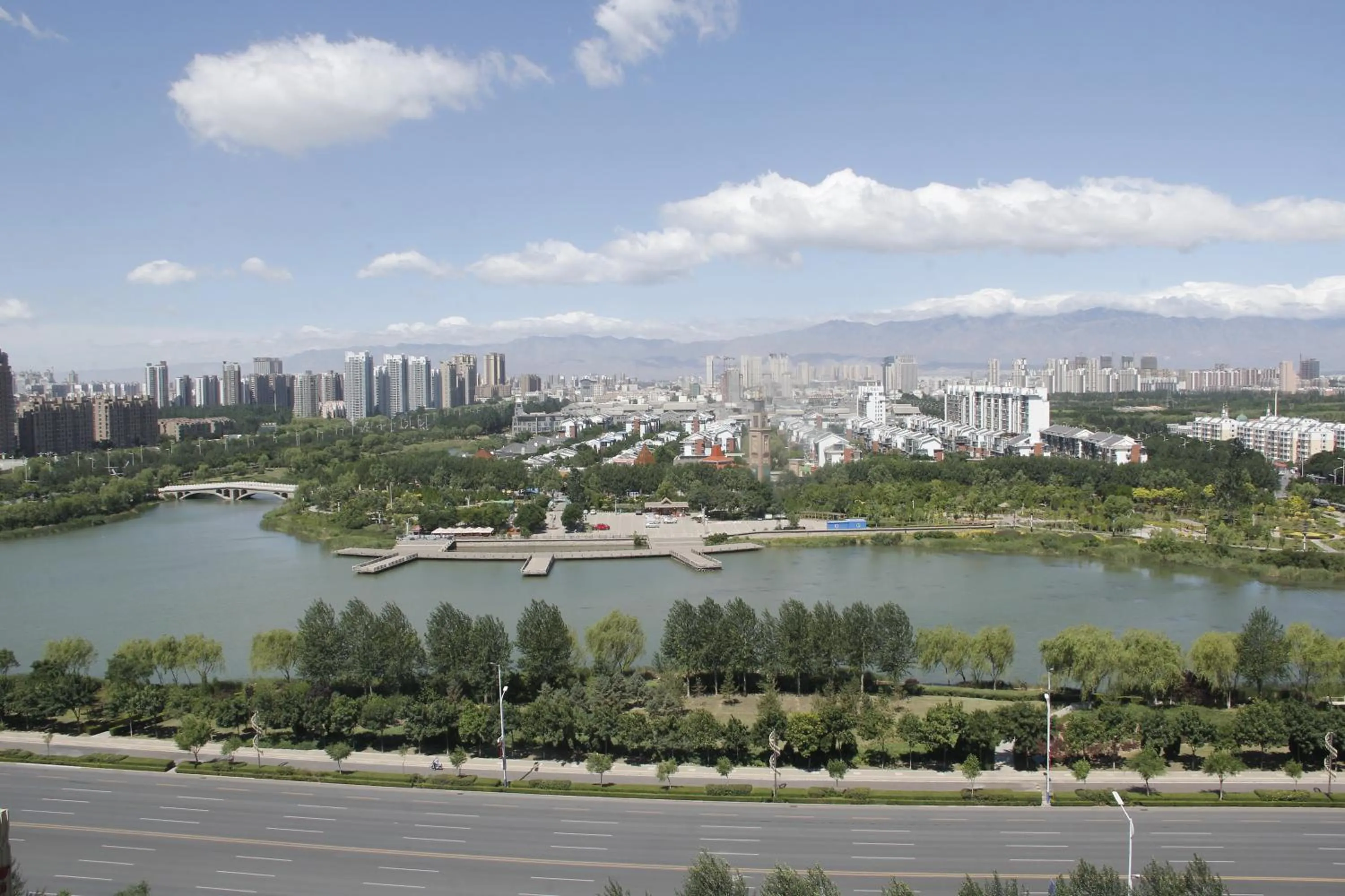 Lake view in Wanda Realm Yinchuan