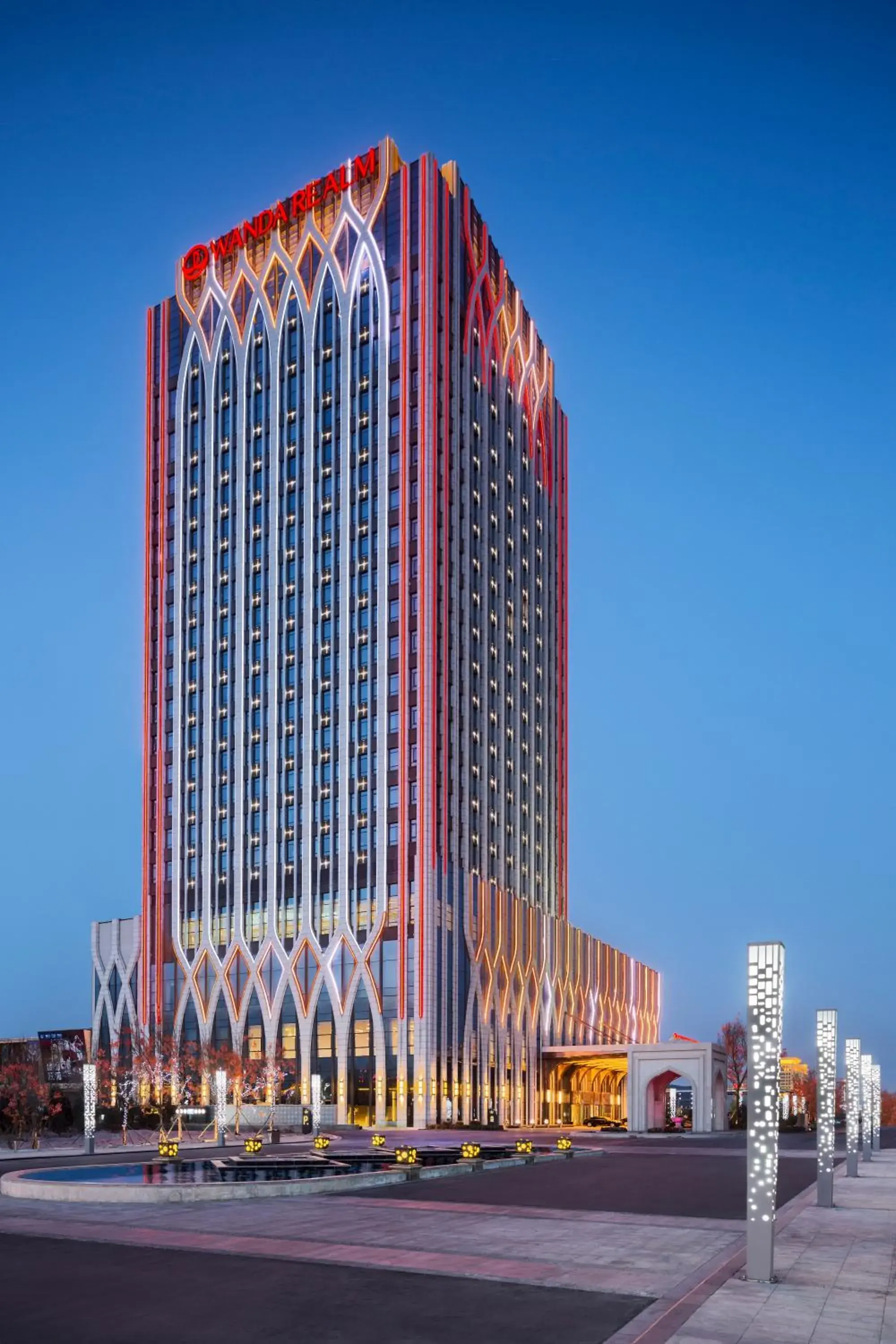 Facade/entrance in Wanda Realm Yinchuan Facade/entrance in Wanda Realm Yinchuan