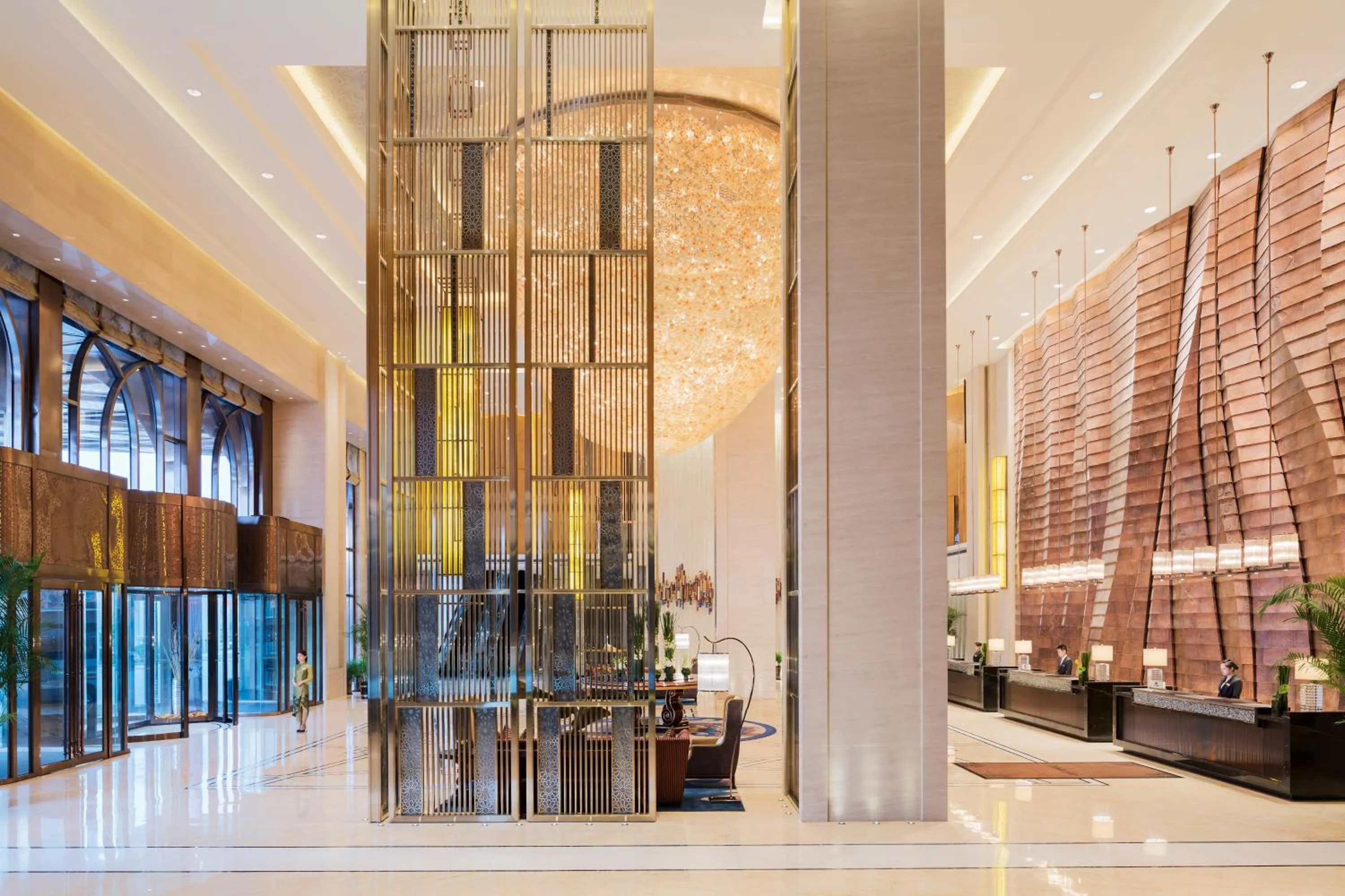 Lobby or reception in Wanda Realm Yinchuan