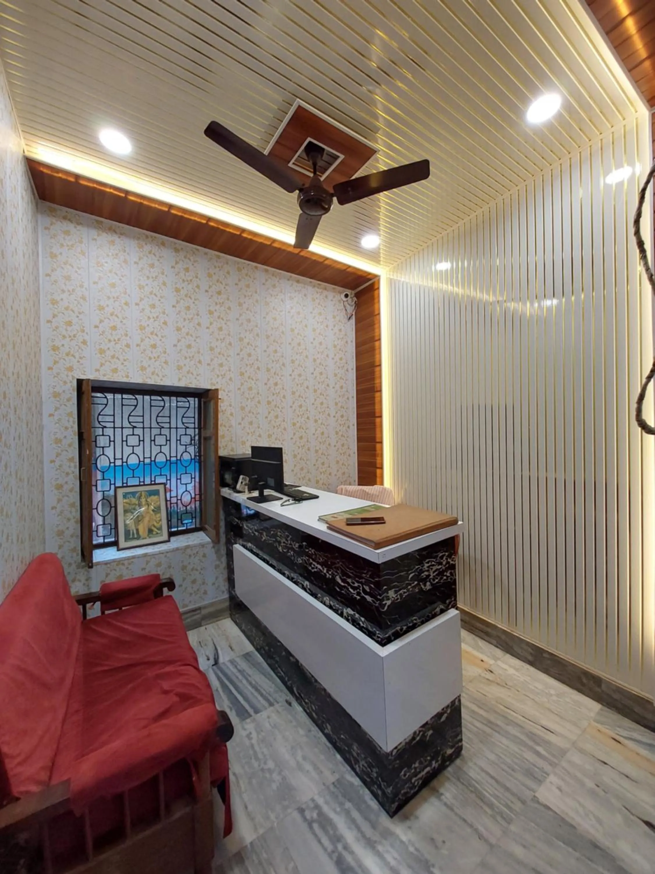 Lobby or reception in Teerth Guest House