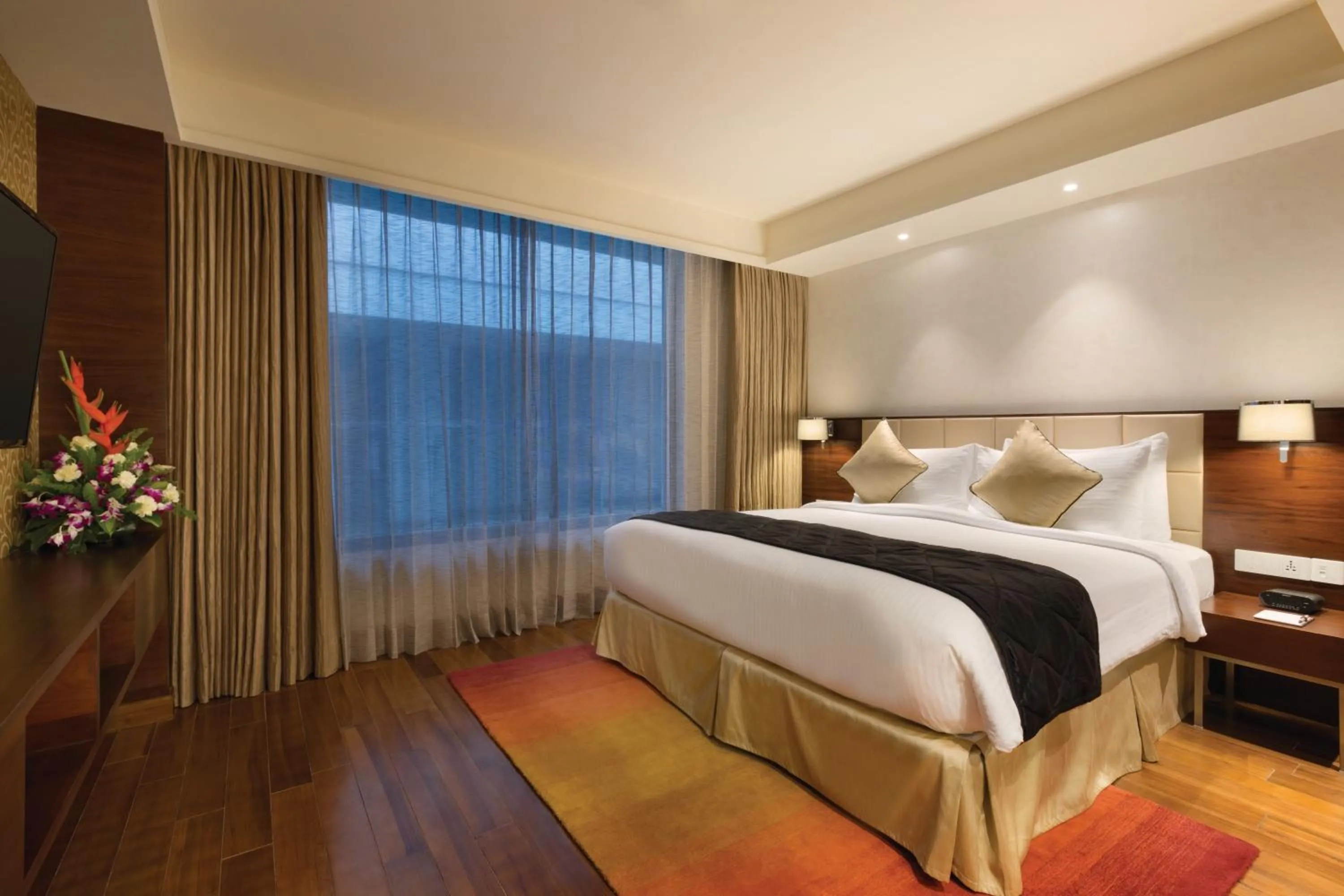 Bedroom, Bed in Howard Johnson By Wyndham, Hebbal, Bengaluru