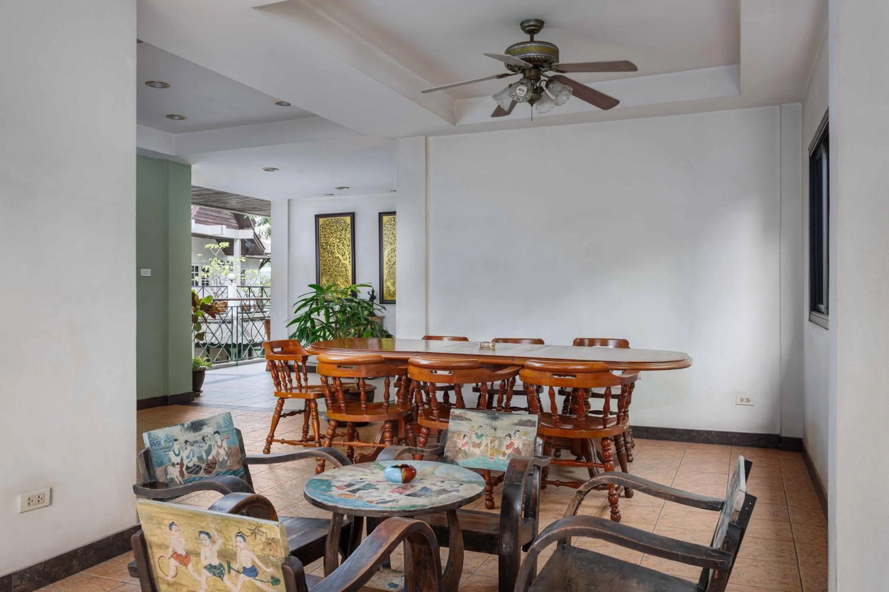 Decorative detail in Charlie House Pin Klao