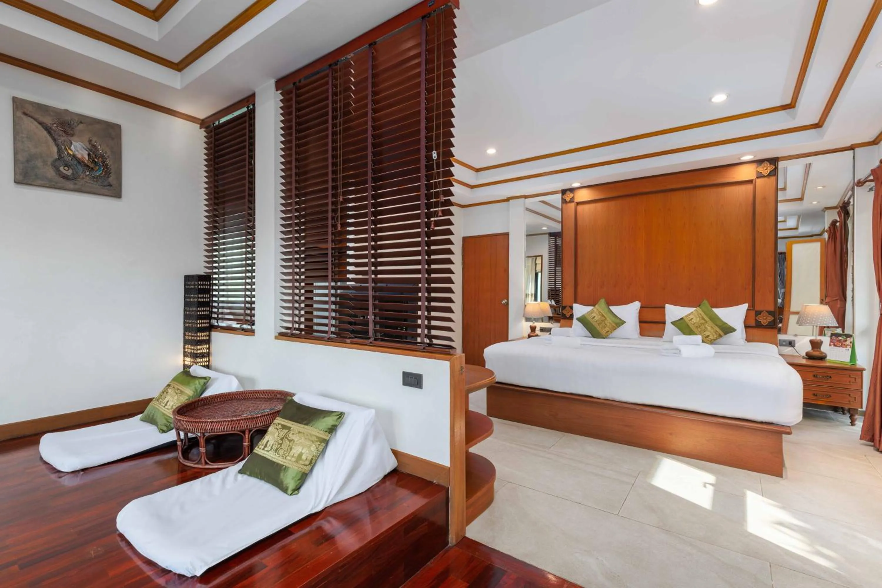 Bedroom, Bed in Charlie House Pin Klao