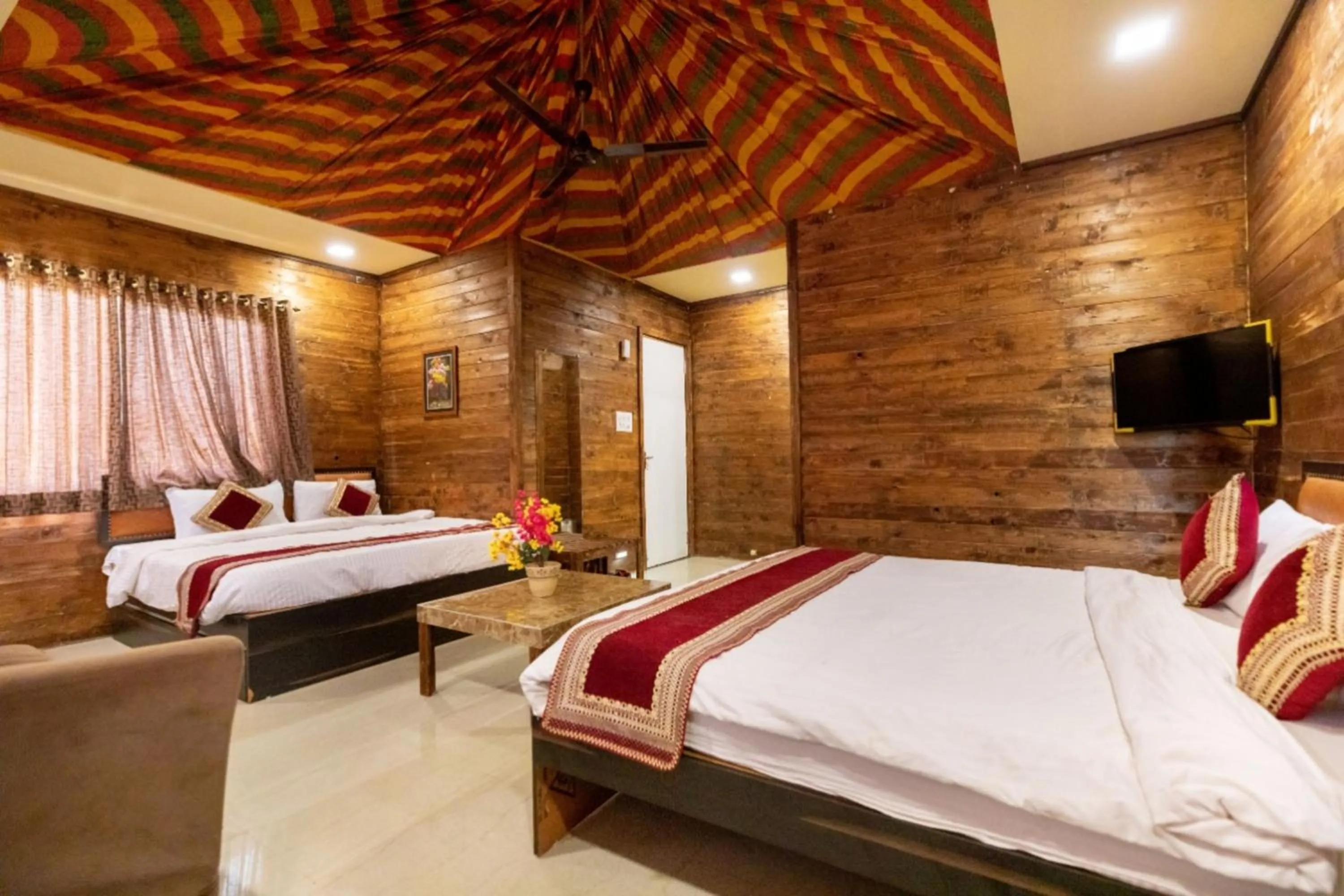 Photo of the whole room, Bed in Rainforest Resort and Spa, Igatpuri -Nature's Luxury Awaits