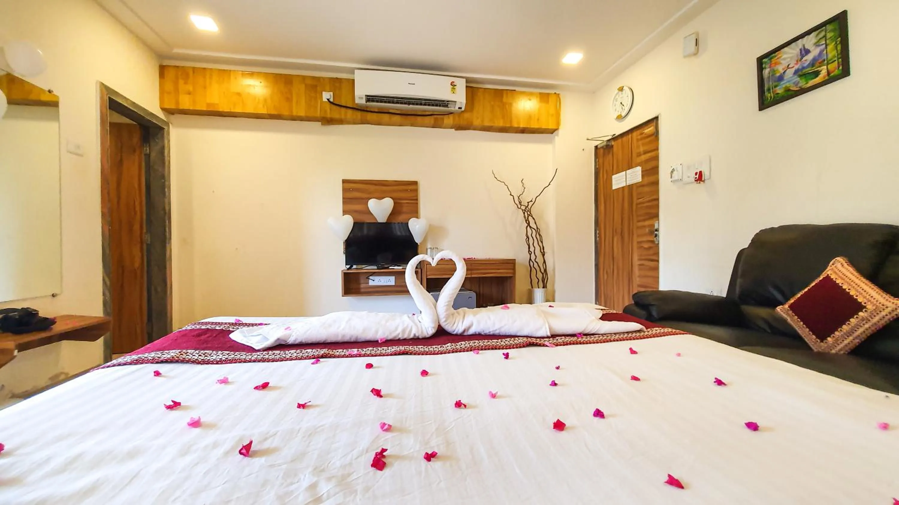 Bedroom, Bed in Rainforest Resort and Spa, Igatpuri -Nature's Luxury Awaits