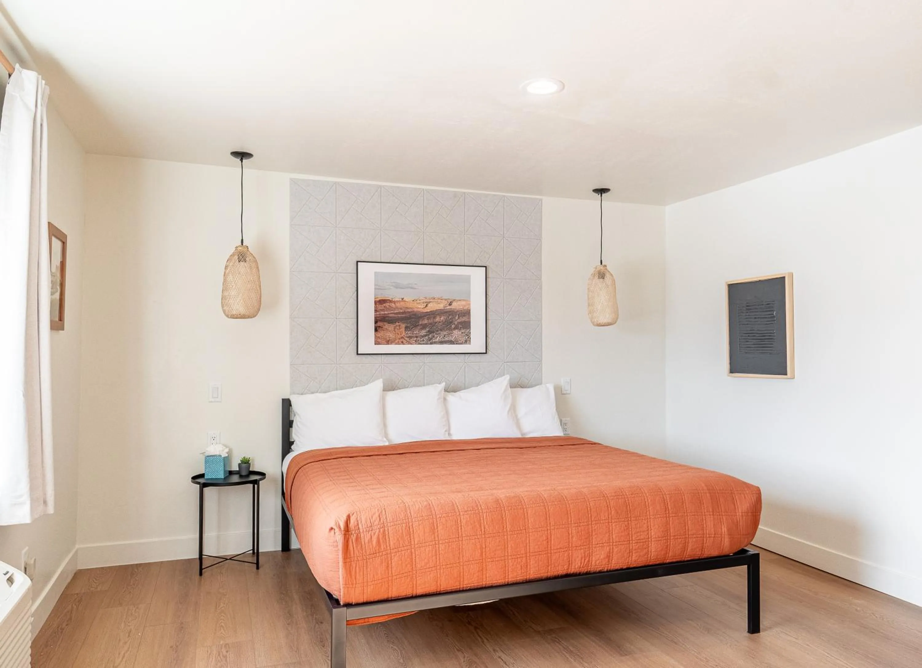 Bed in Casitas at Capitol Reef