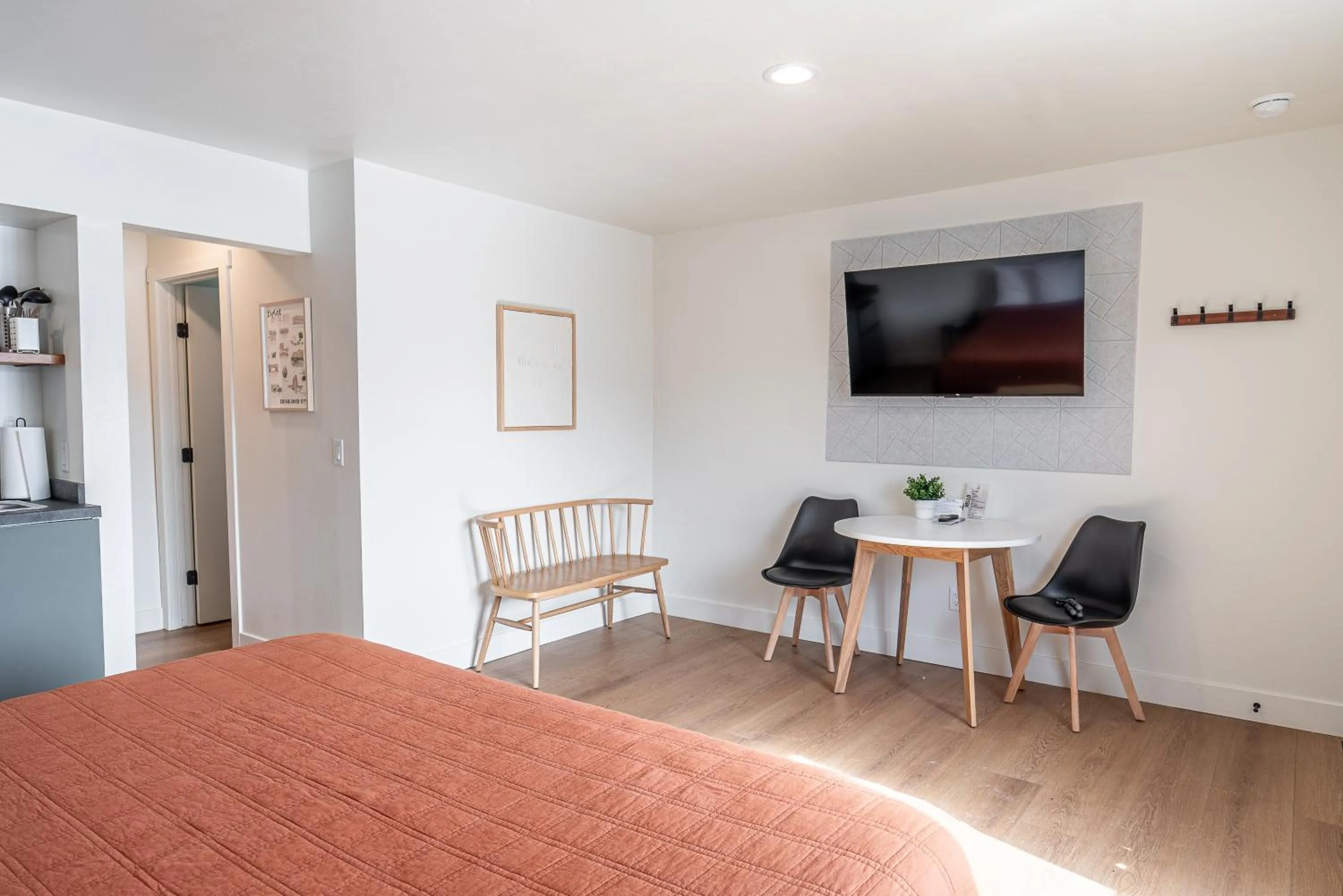 Bed in Casitas at Capitol Reef