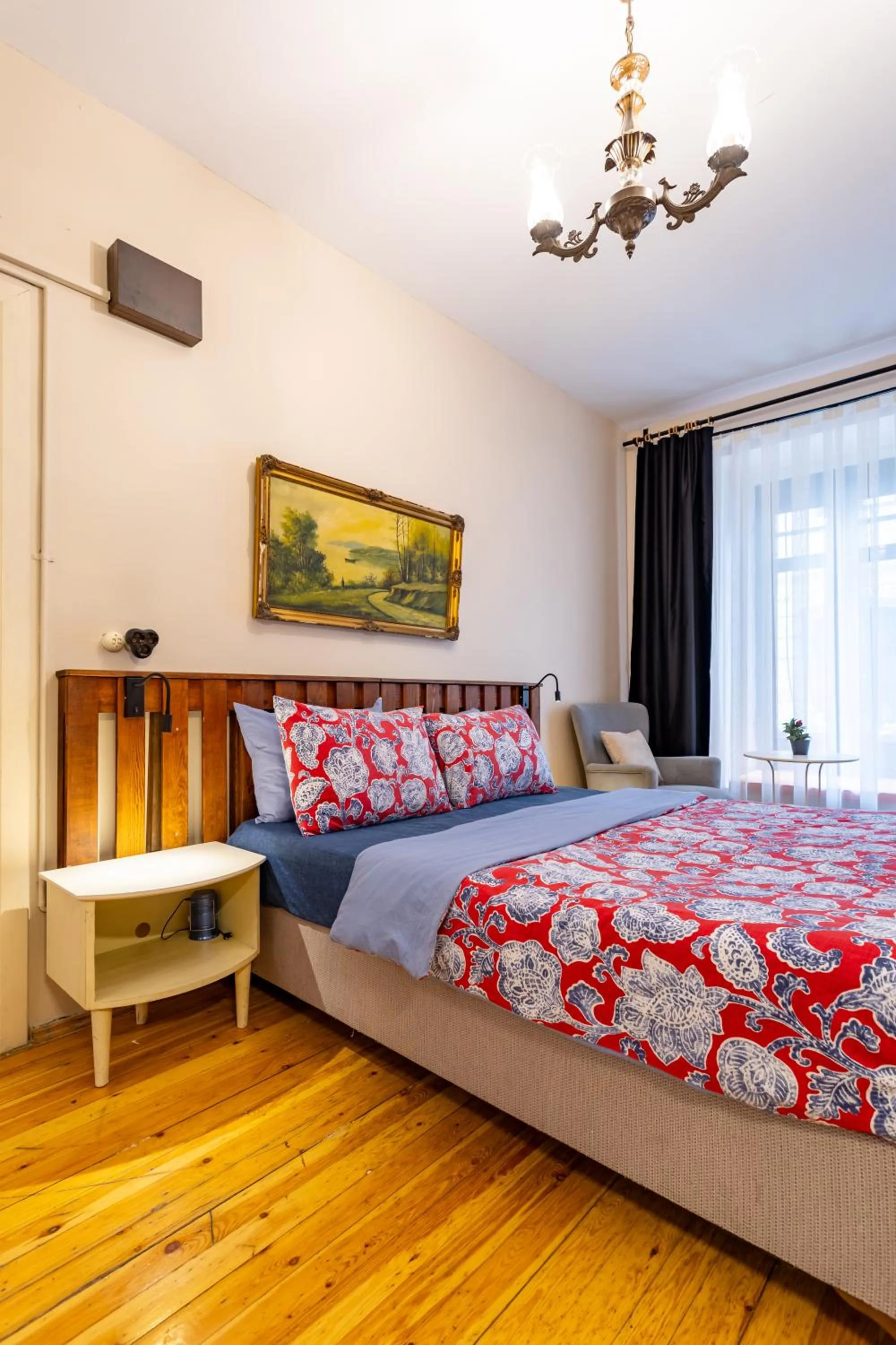 Bed in Ali Pasha Apartment